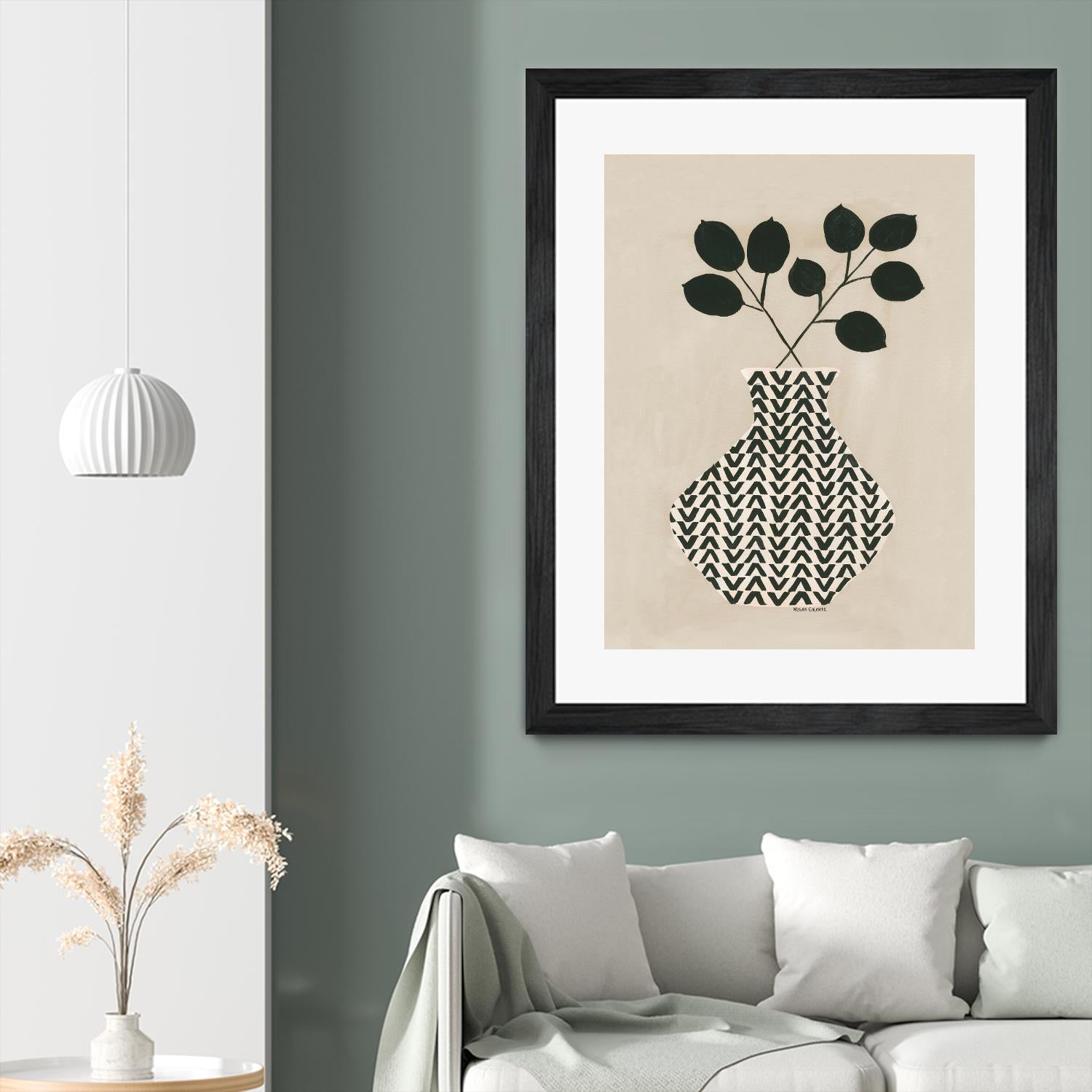 Vadim Vase by Megan Galante on GIANT ART - green contemporary, floral/still life, vases