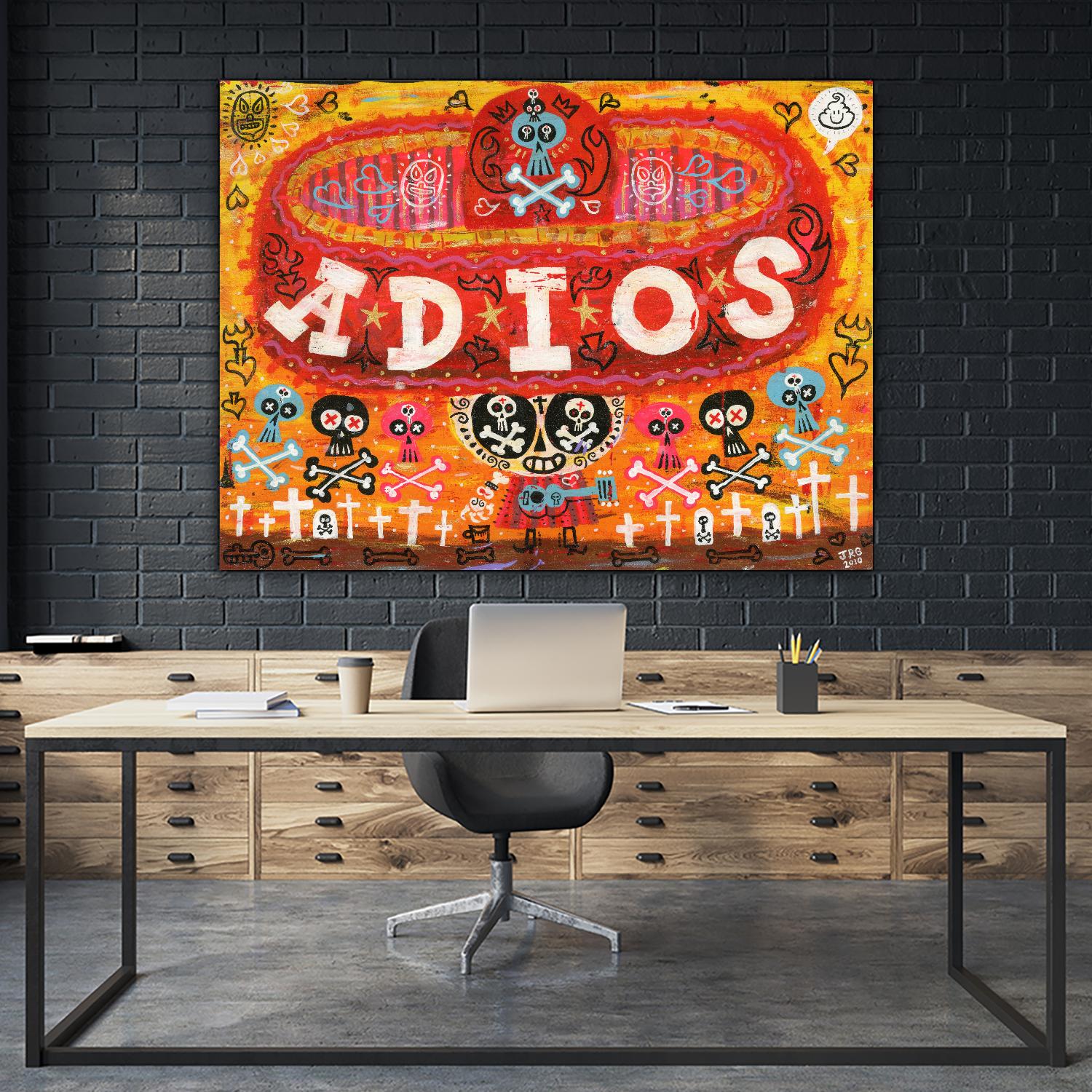 Adios Amigos by Jorge R. Gutierrez on GIANT ART - multicolor ethnic; urban/pop surrealism