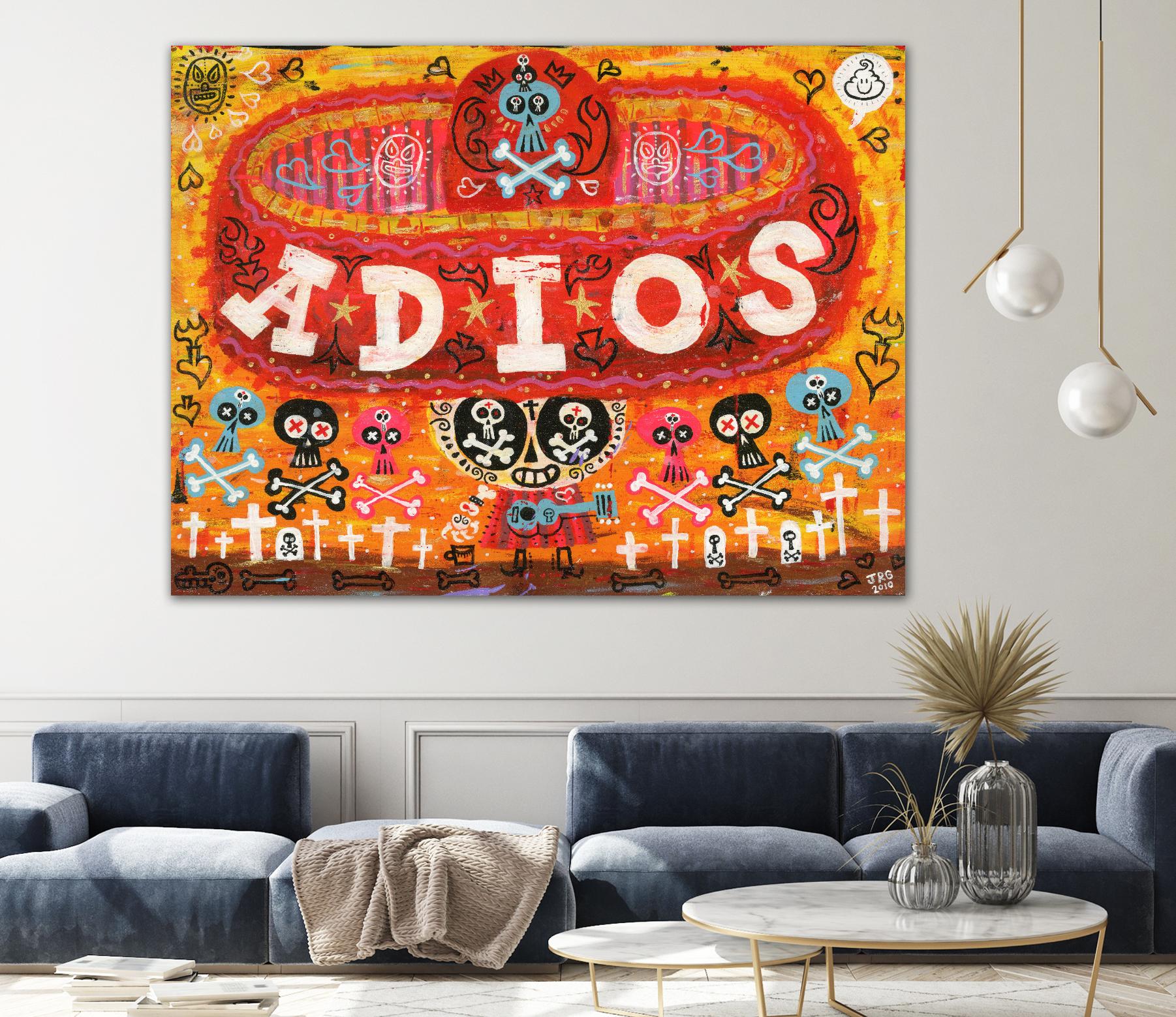 Adios Amigos by Jorge R. Gutierrez on GIANT ART - multicolor ethnic; urban/pop surrealism