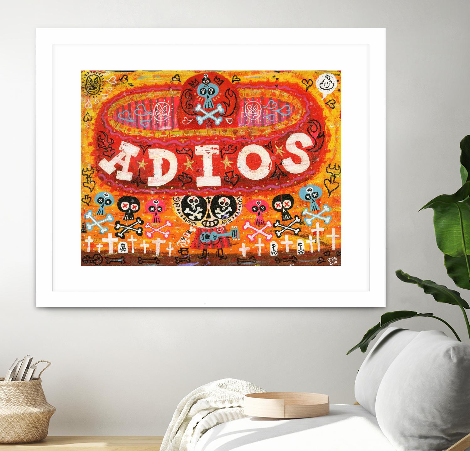 Adios Amigos by Jorge R. Gutierrez on GIANT ART - multicolor ethnic; urban/pop surrealism