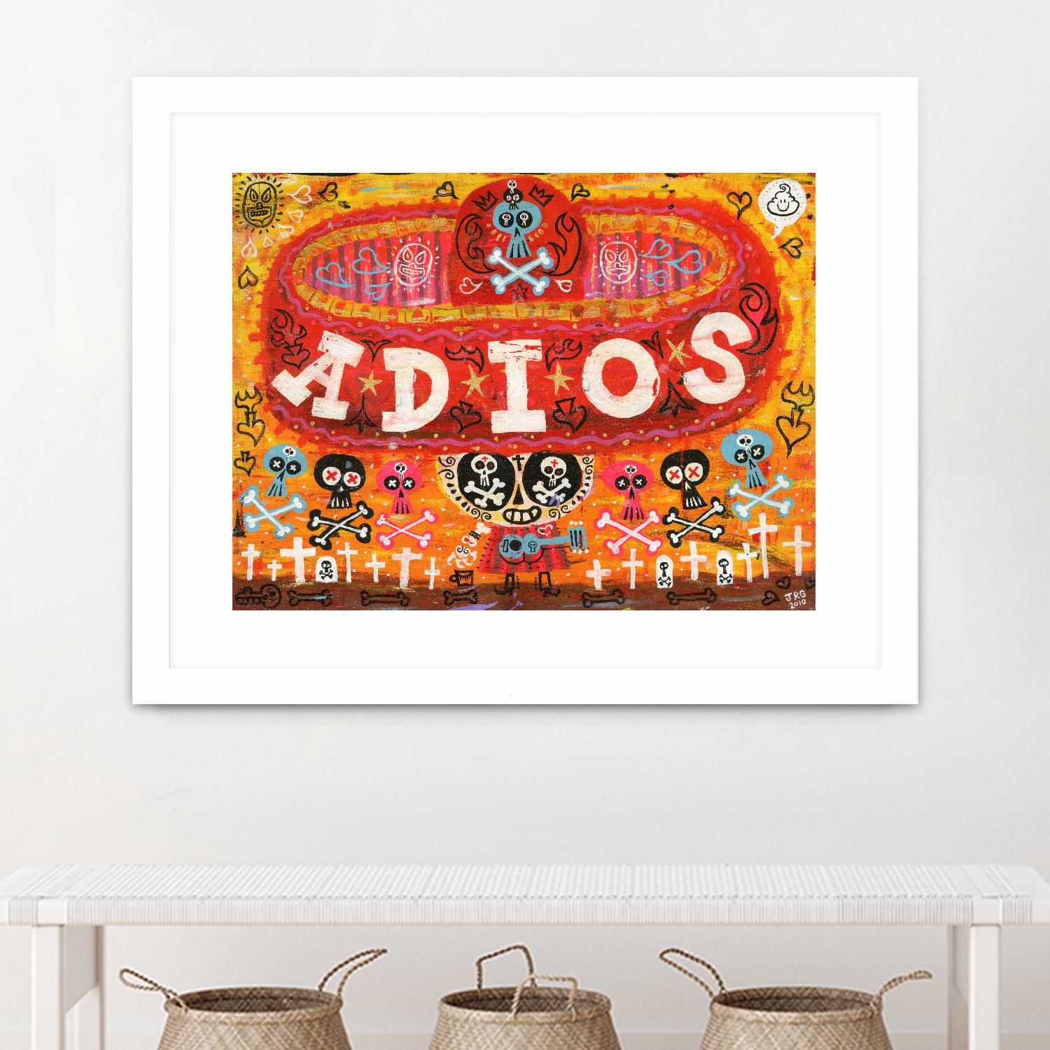 Adios Amigos by Jorge R. Gutierrez on GIANT ART - multicolor ethnic; urban/pop surrealism