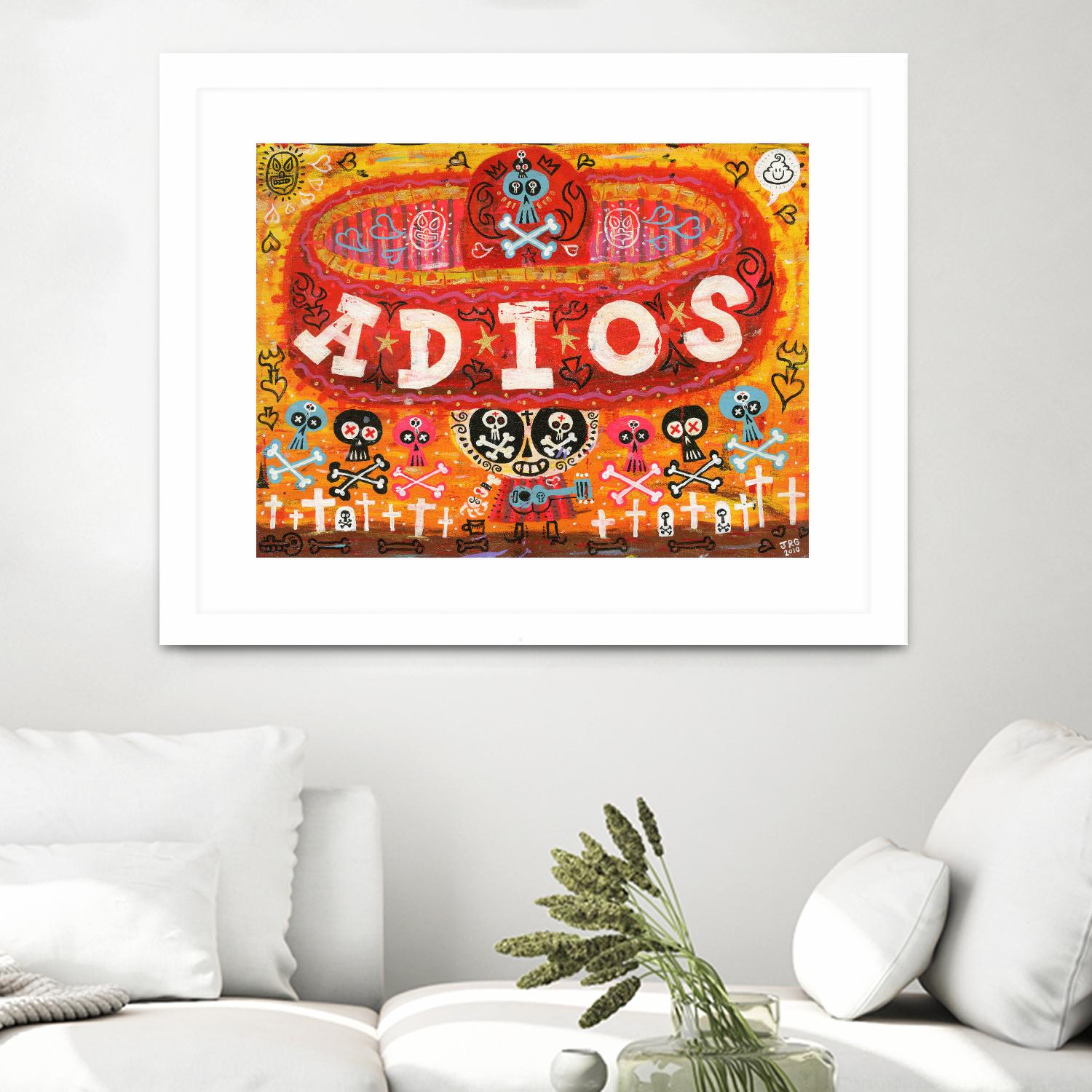 Adios Amigos by Jorge R. Gutierrez on GIANT ART - multicolor ethnic; urban/pop surrealism