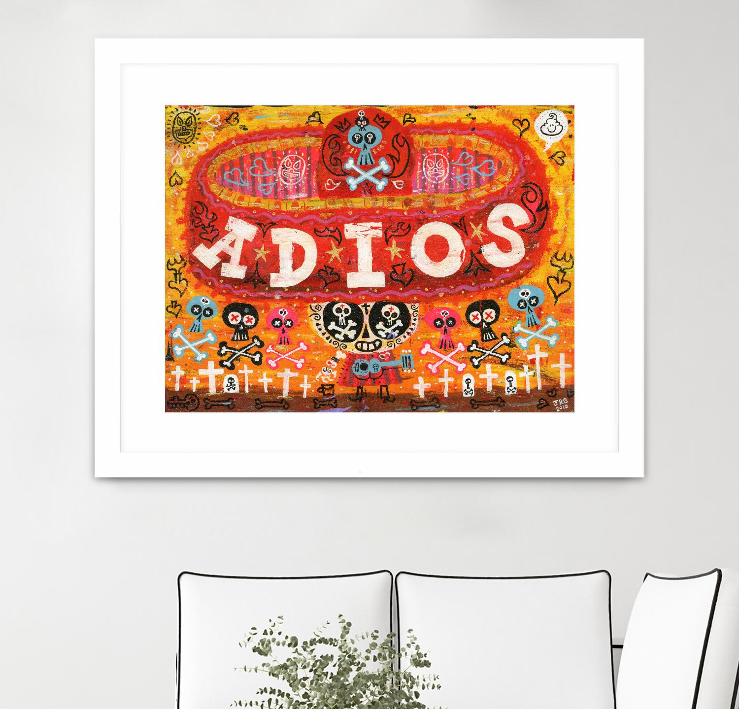 Adios Amigos by Jorge R. Gutierrez on GIANT ART - multicolor ethnic; urban/pop surrealism