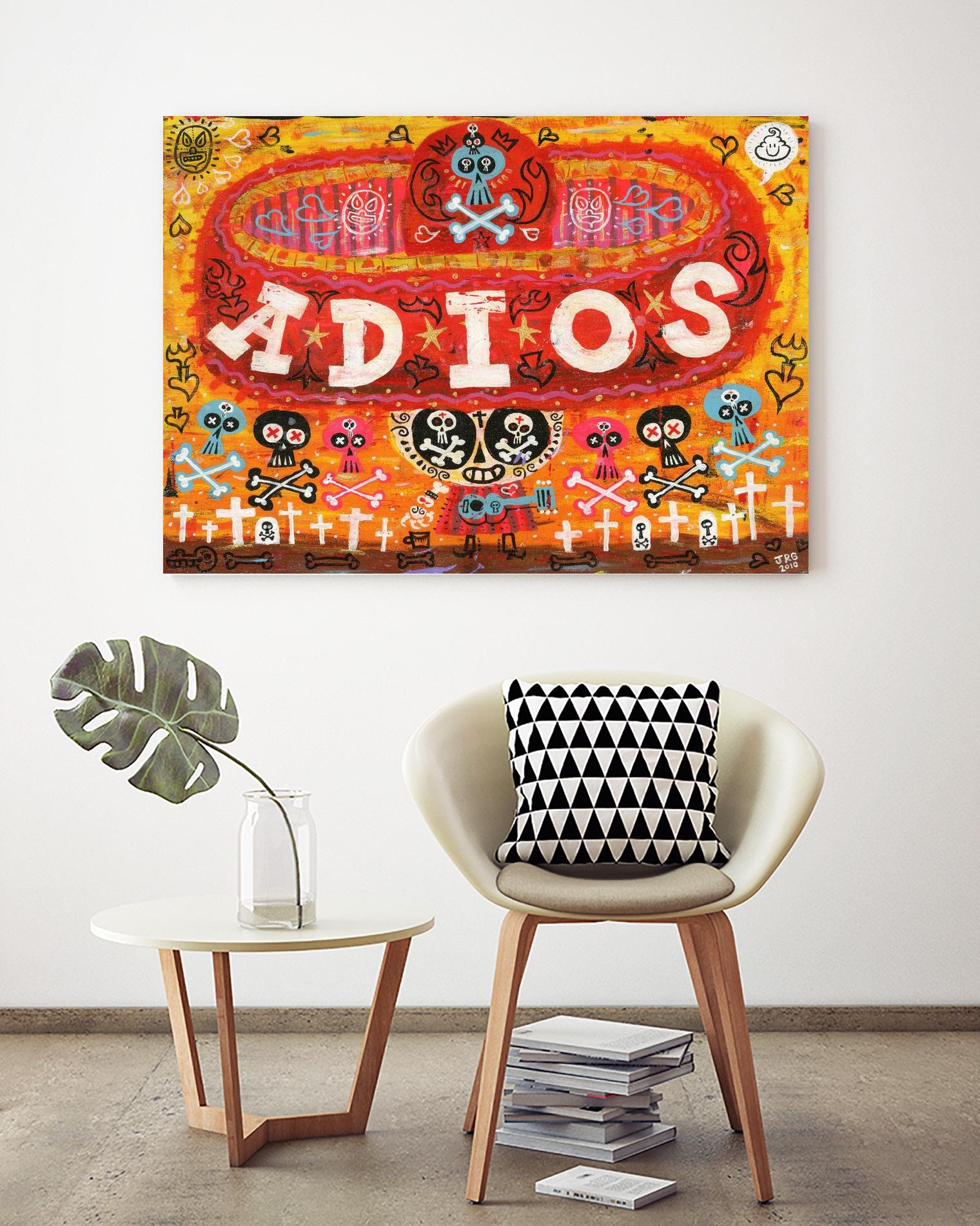 Adios Amigos by Jorge R. Gutierrez on GIANT ART - multicolor ethnic; urban/pop surrealism