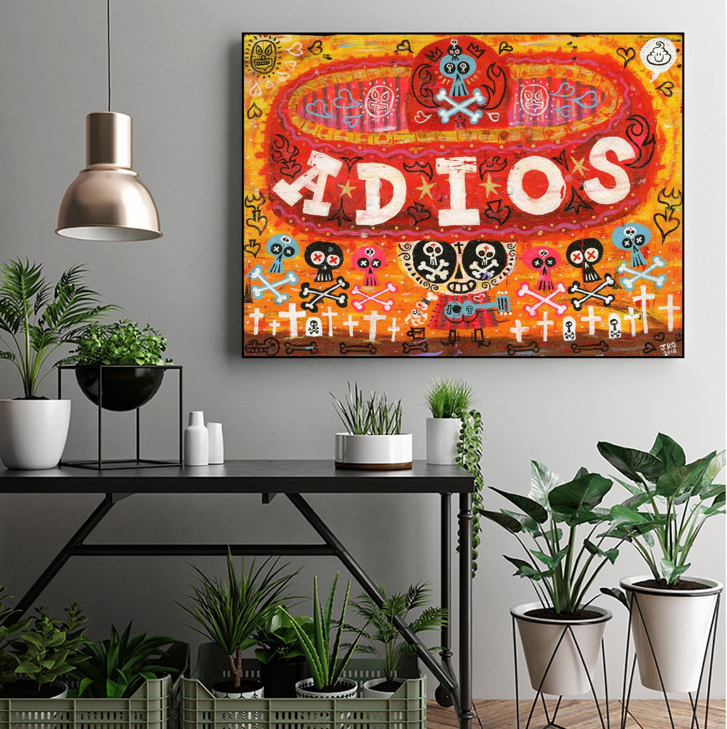 Adios Amigos by Jorge R. Gutierrez on GIANT ART - multicolor ethnic; urban/pop surrealism