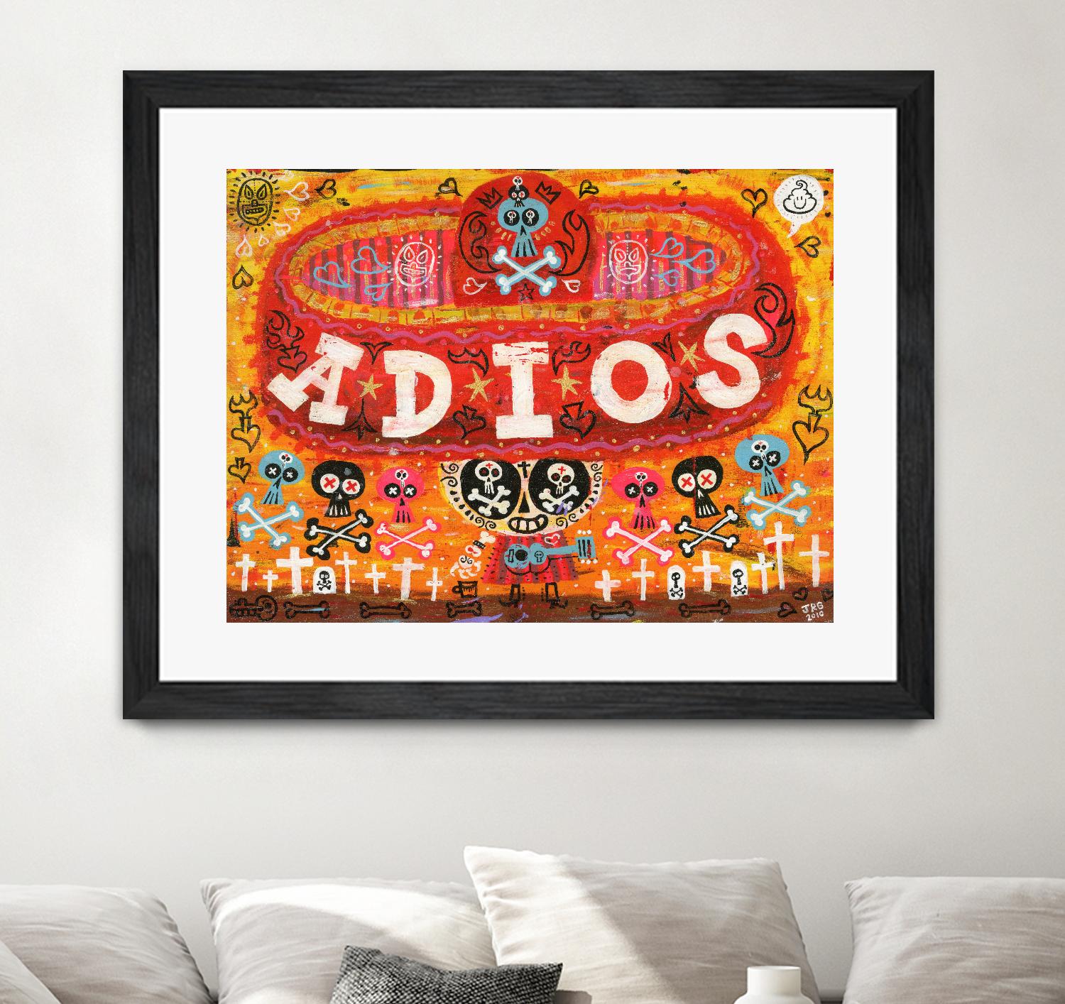Adios Amigos by Jorge R. Gutierrez on GIANT ART - multicolor ethnic; urban/pop surrealism