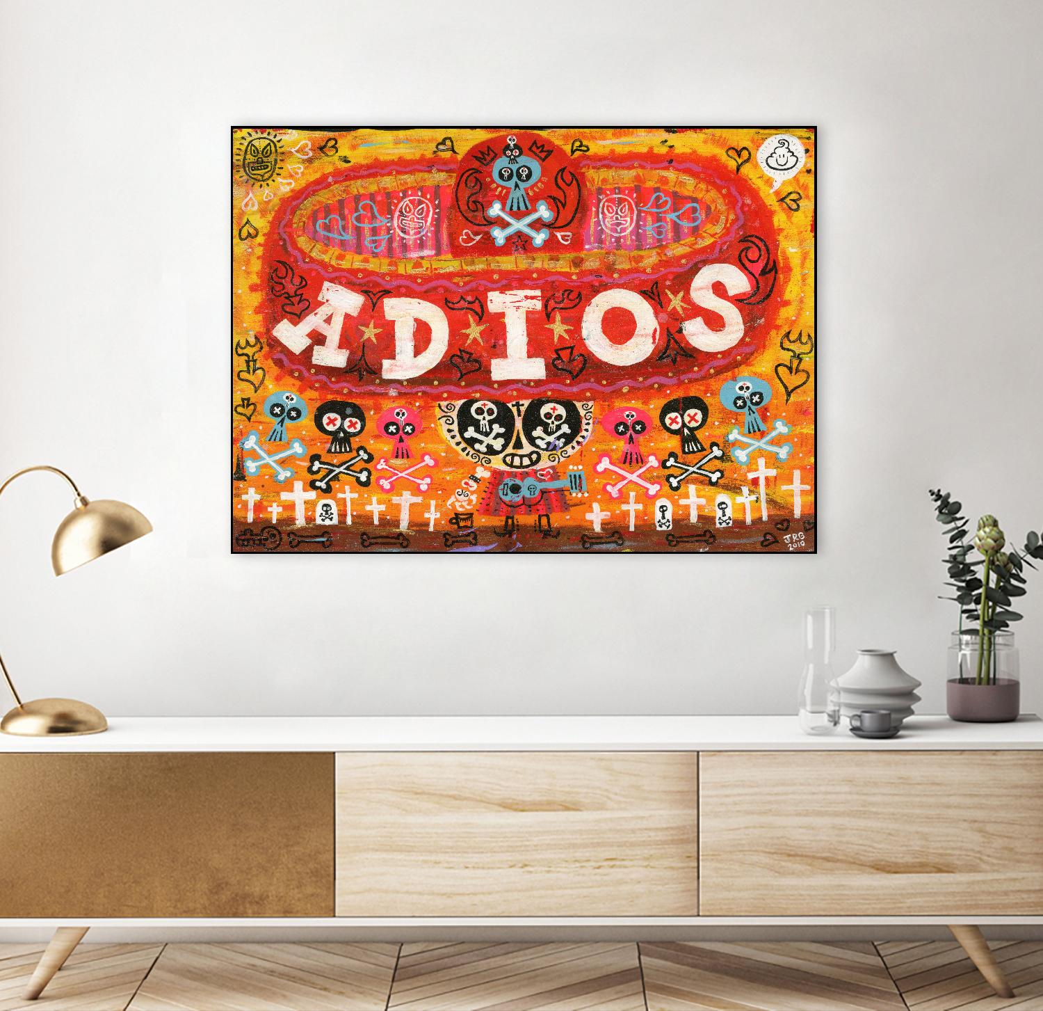 Adios Amigos by Jorge R. Gutierrez on GIANT ART - multicolor ethnic; urban/pop surrealism