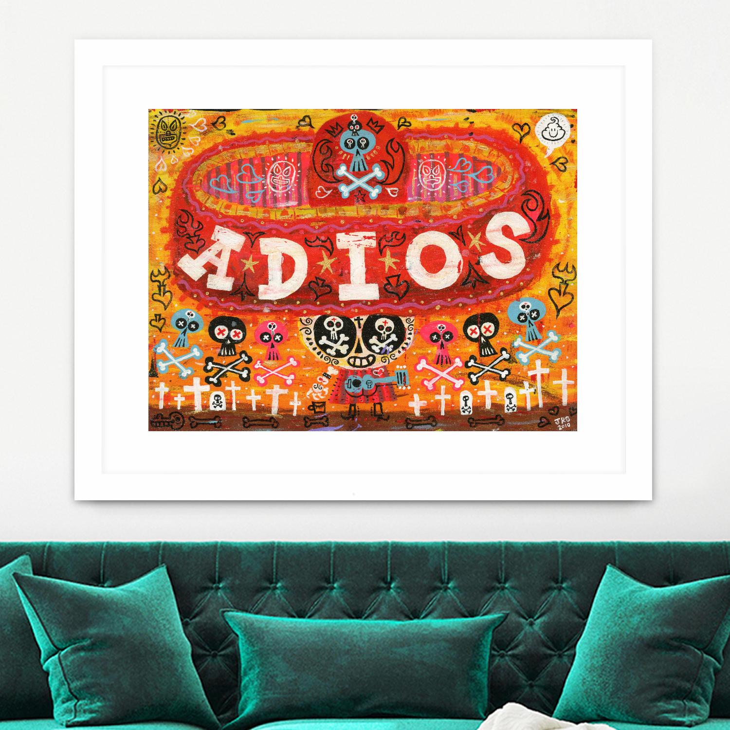 Adios Amigos by Jorge R. Gutierrez on GIANT ART - multicolor ethnic; urban/pop surrealism