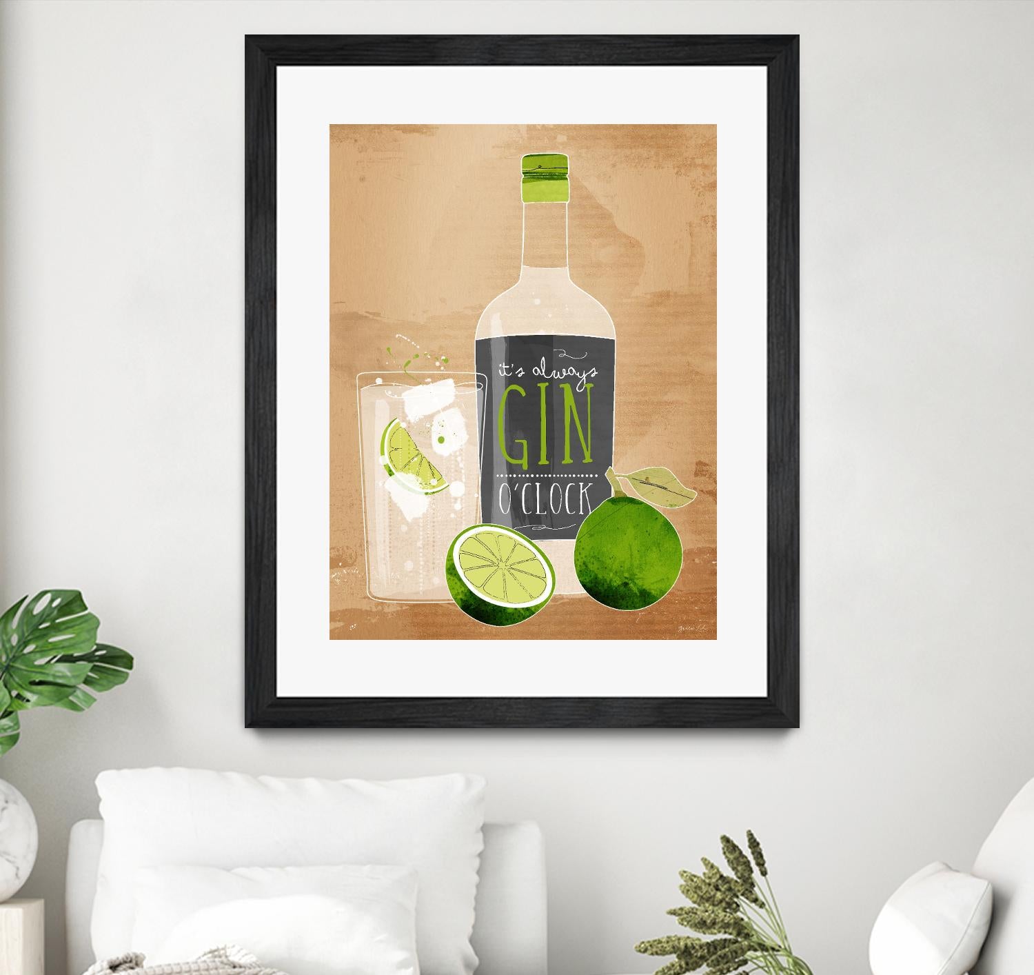 Gin O’Clock by Green Lili on GIANT ART - multicolor cuisine