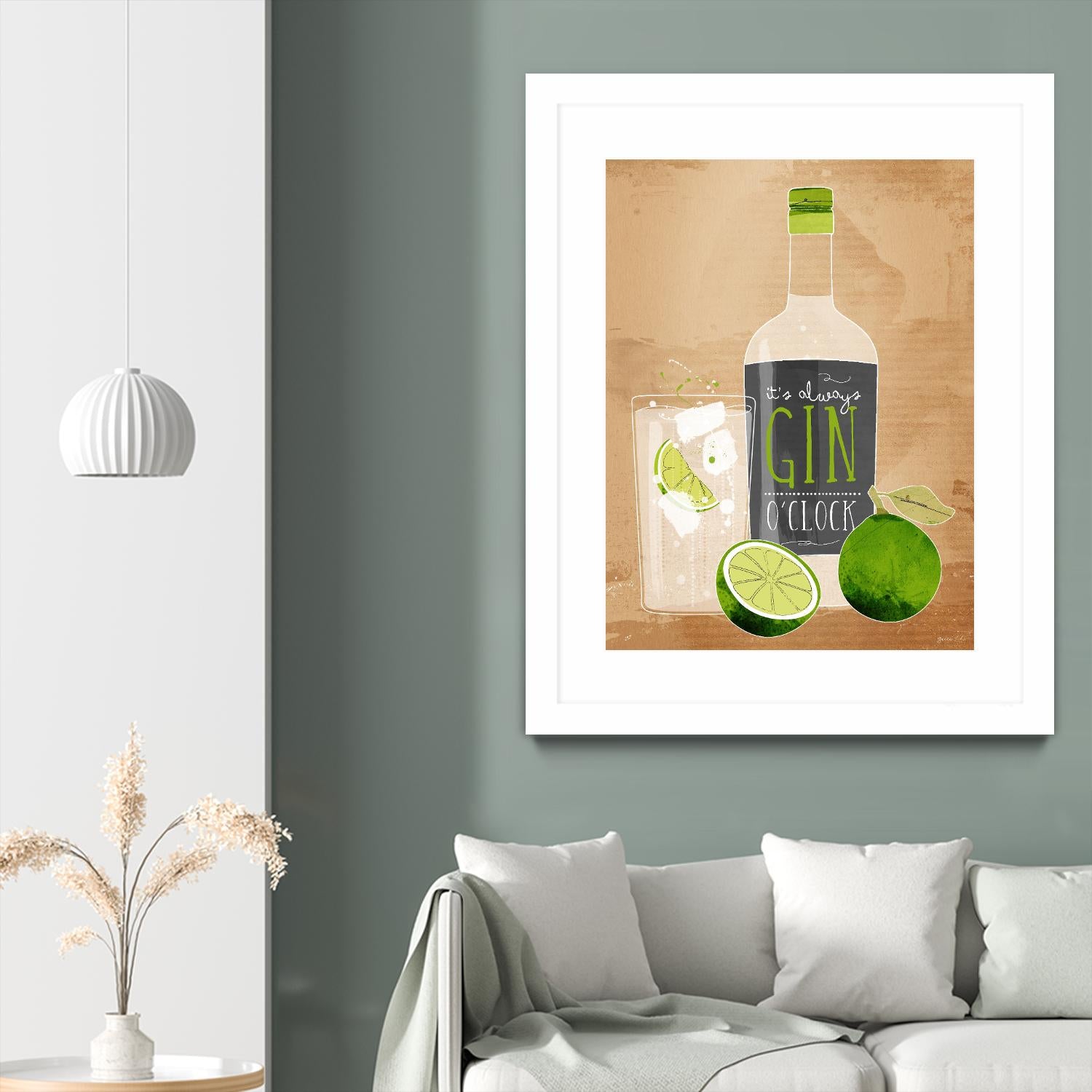 Gin O’Clock by Green Lili on GIANT ART - multicolor cuisine