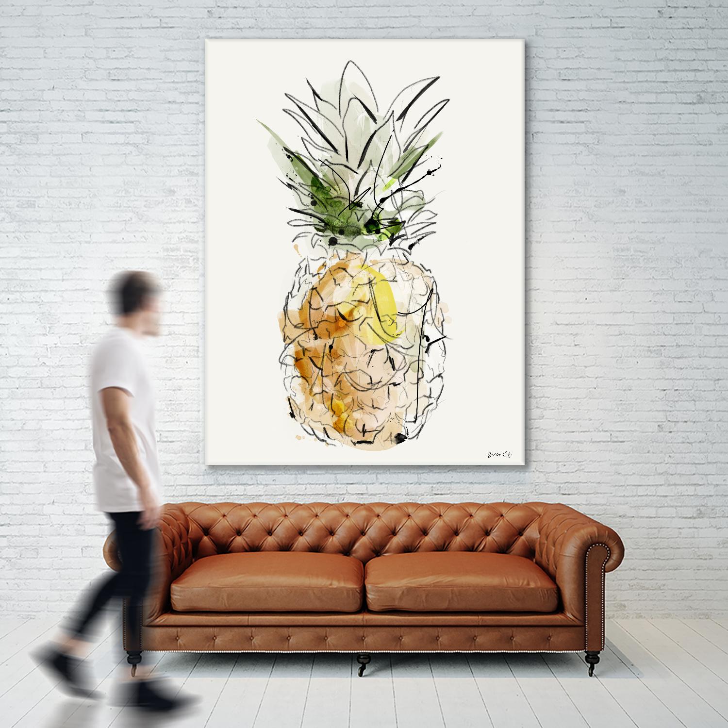 Fine Apple by Green Lili on GIANT ART - multicolor contemporary; cuisine