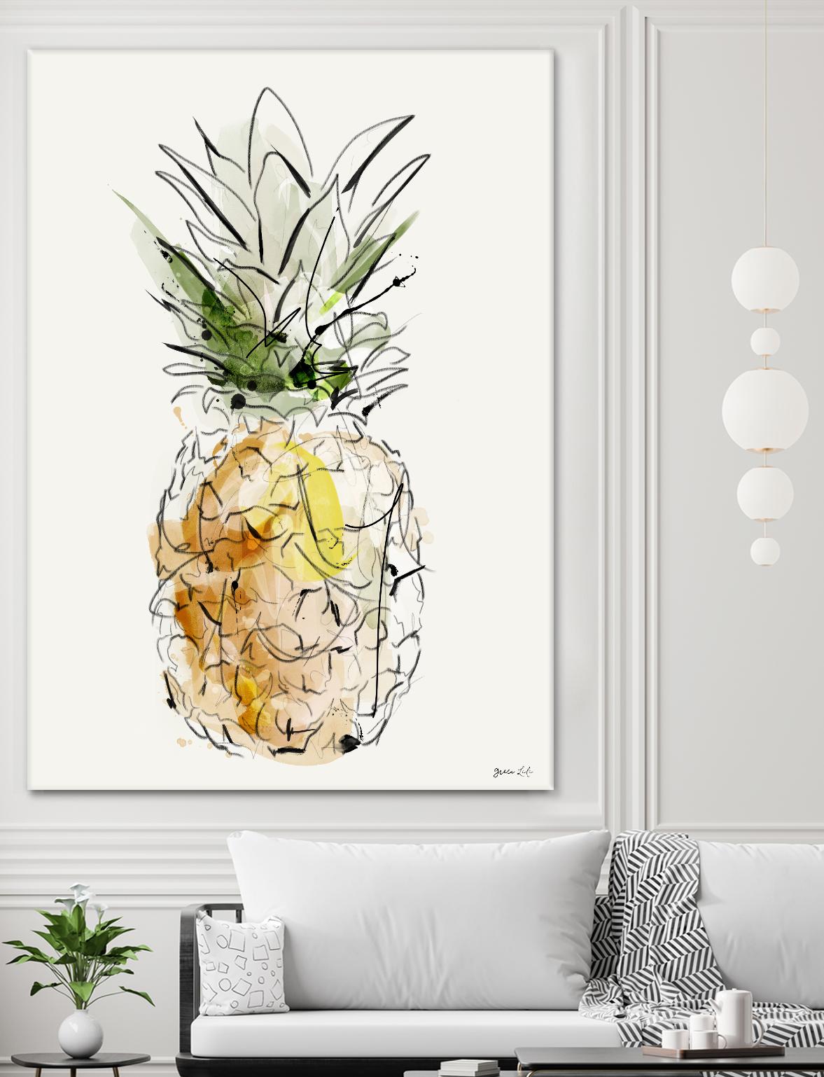 Fine Apple by Green Lili on GIANT ART - multicolor contemporary; cuisine