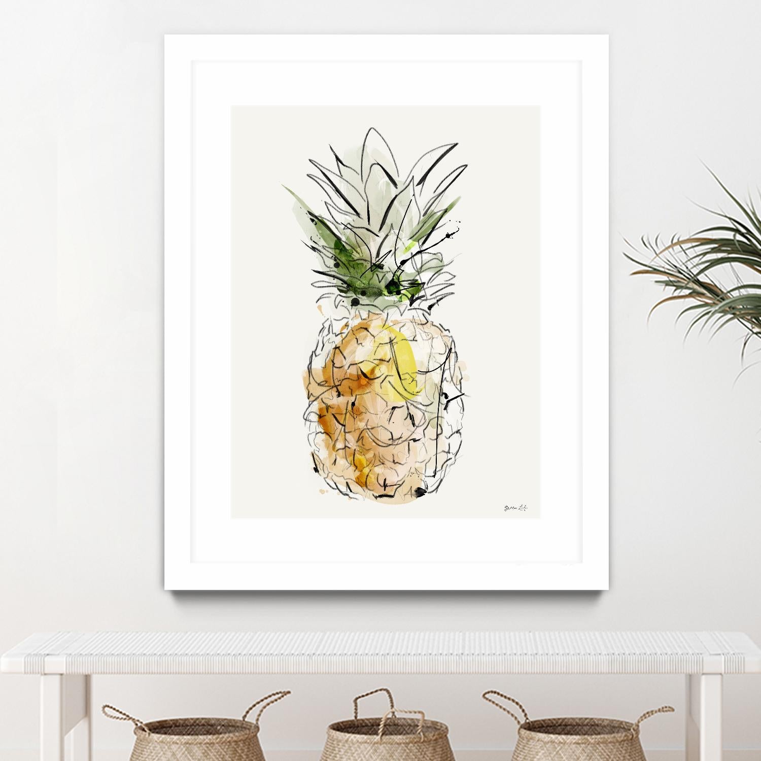 Fine Apple by Green Lili on GIANT ART - multicolor contemporary; cuisine