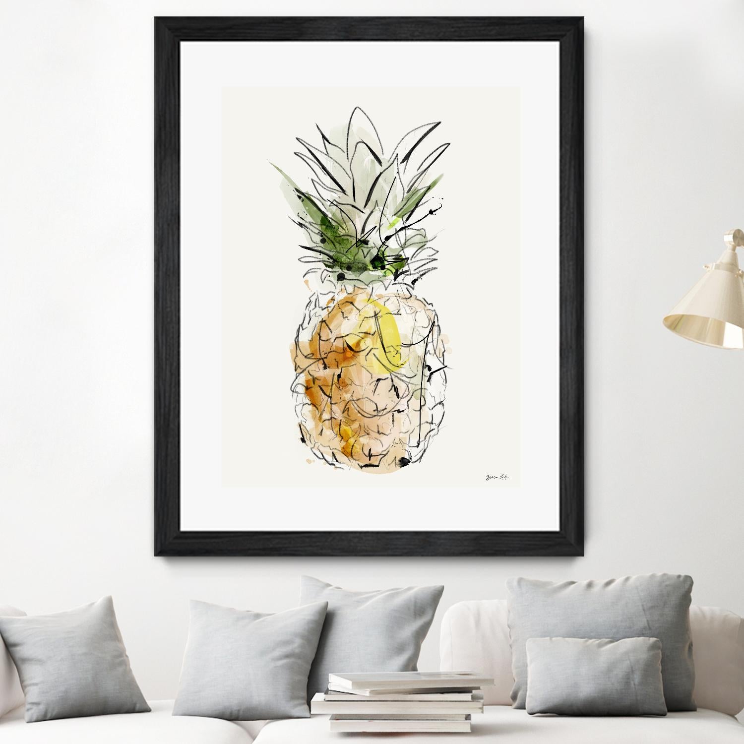 Fine Apple by Green Lili on GIANT ART - multicolor contemporary; cuisine