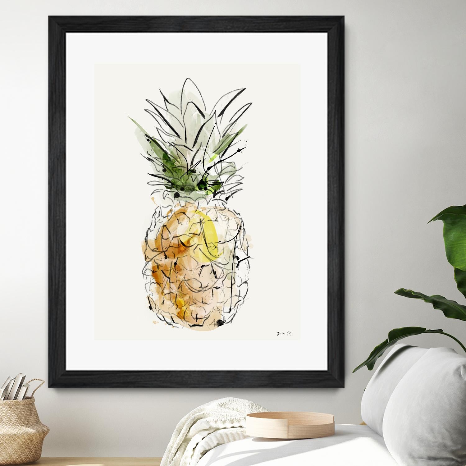 Fine Apple by Green Lili on GIANT ART - multicolor contemporary; cuisine