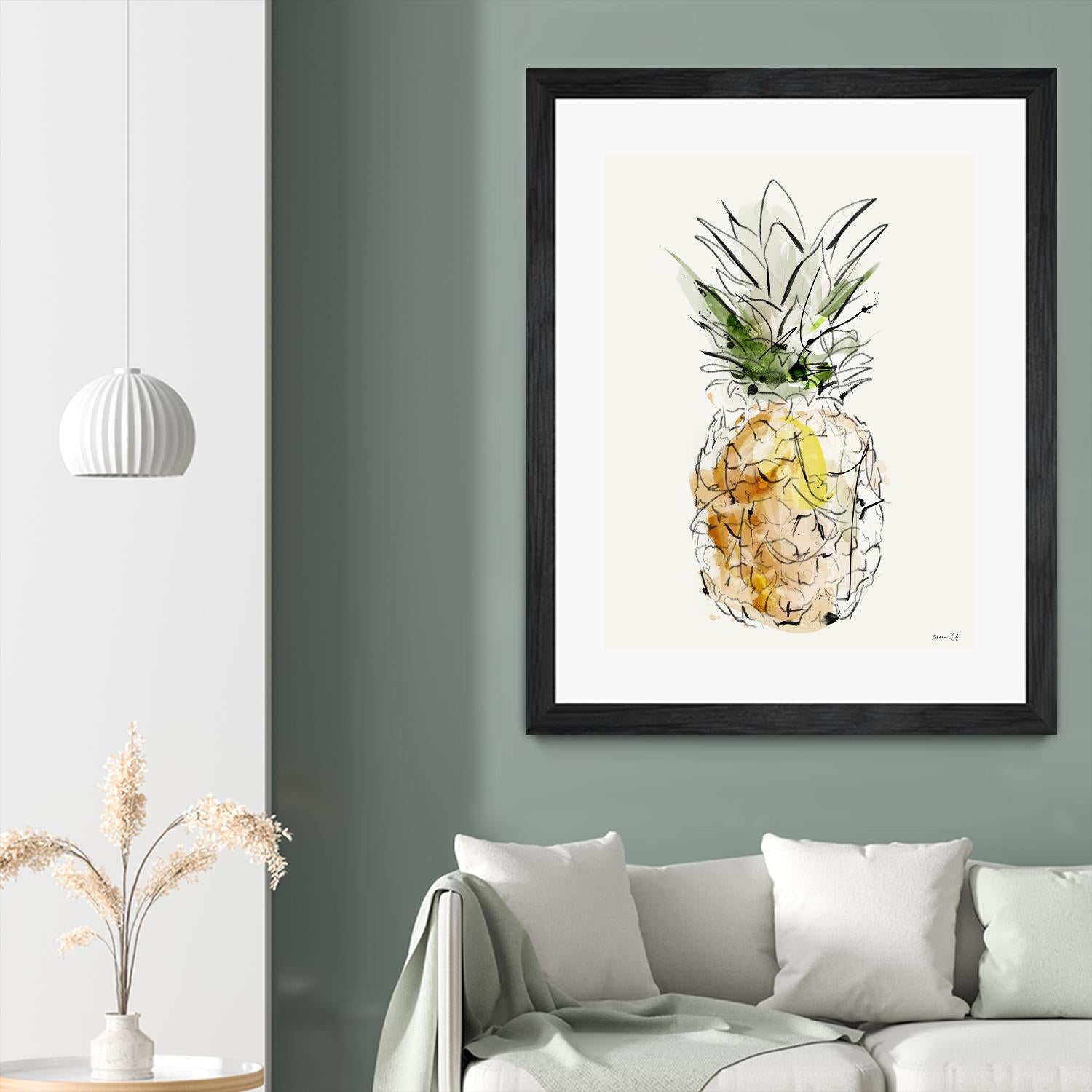 Fine Apple by Green Lili on GIANT ART - multicolor contemporary; cuisine