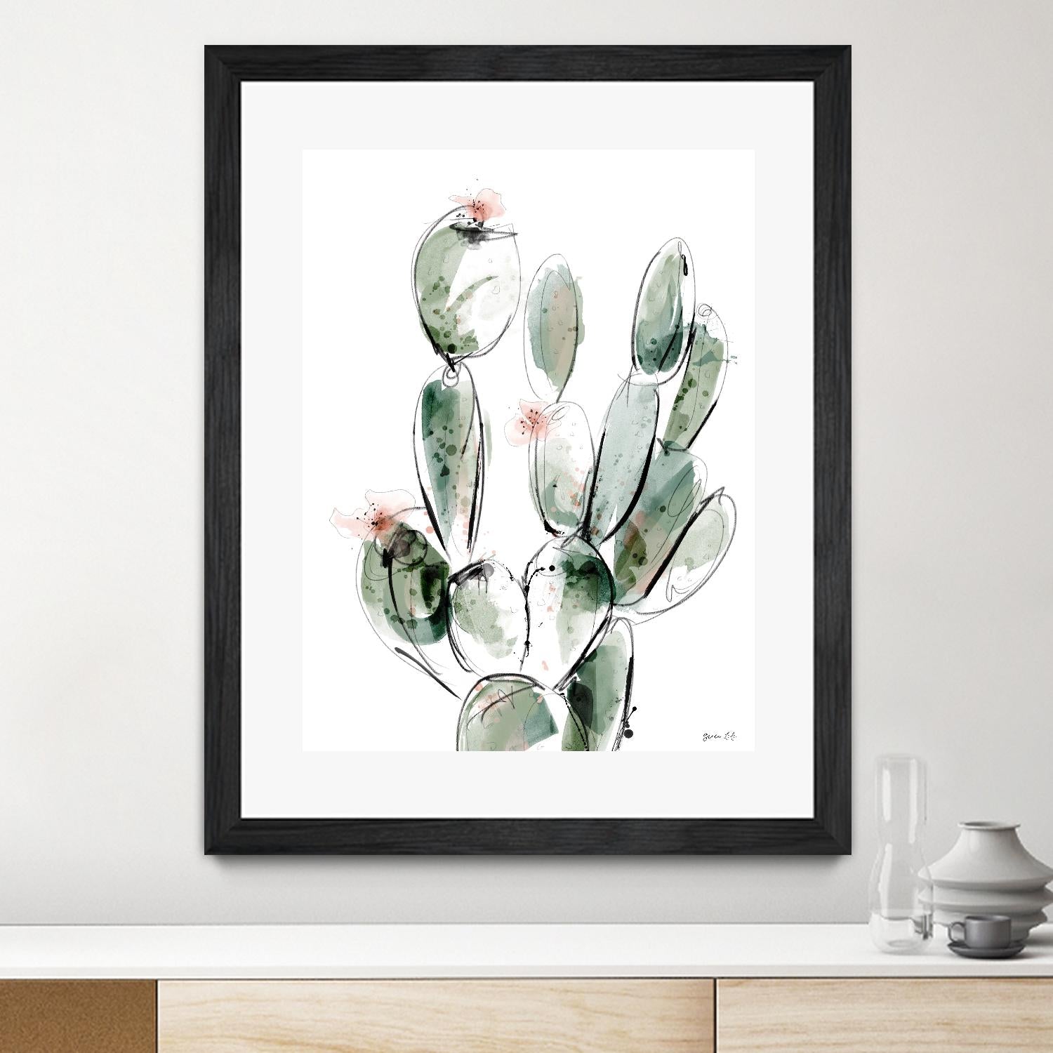 Prickly Pear by Green Lili on GIANT ART - multicolor contemporary