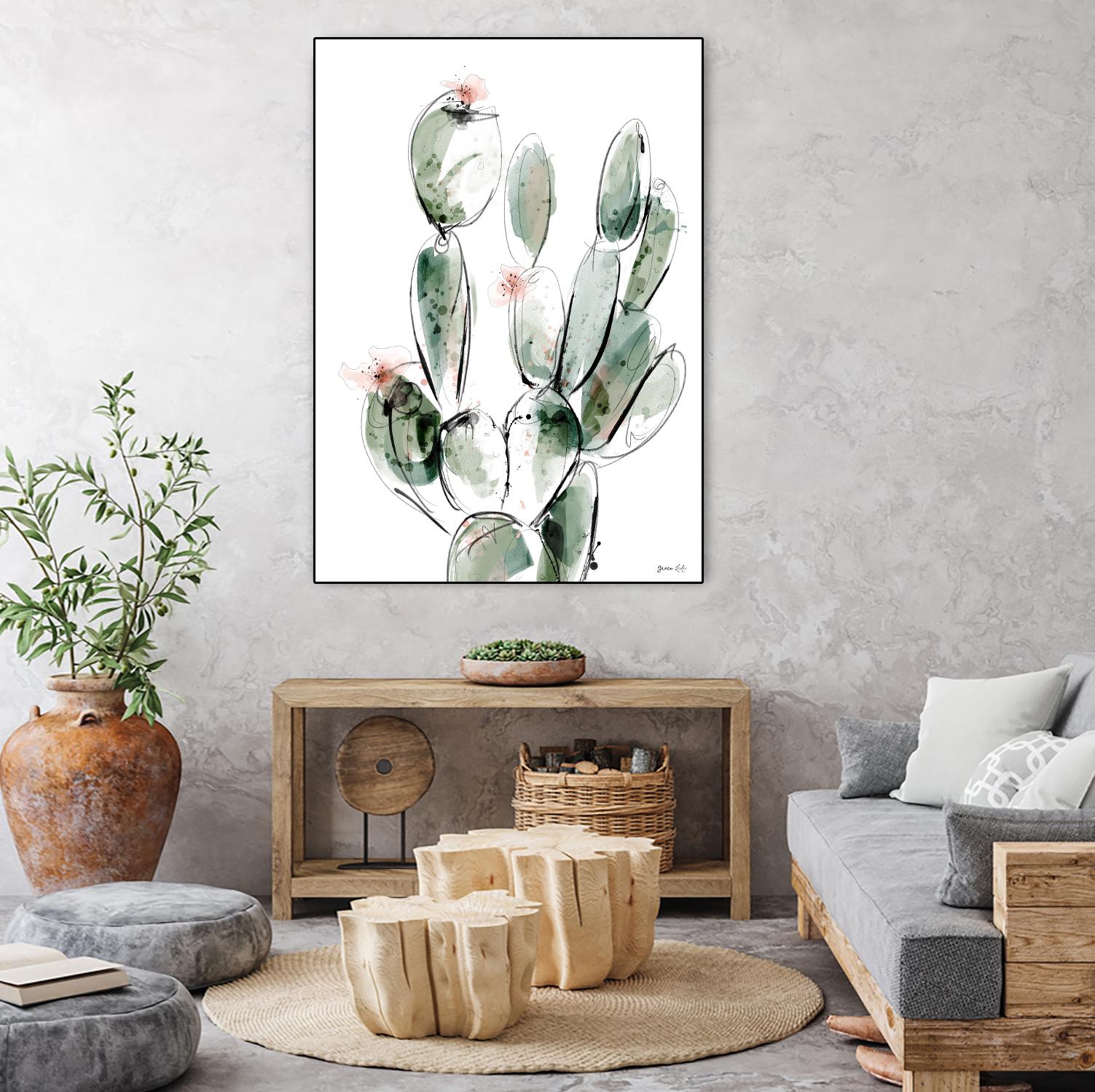 Prickly Pear by Green Lili on GIANT ART - multicolor contemporary