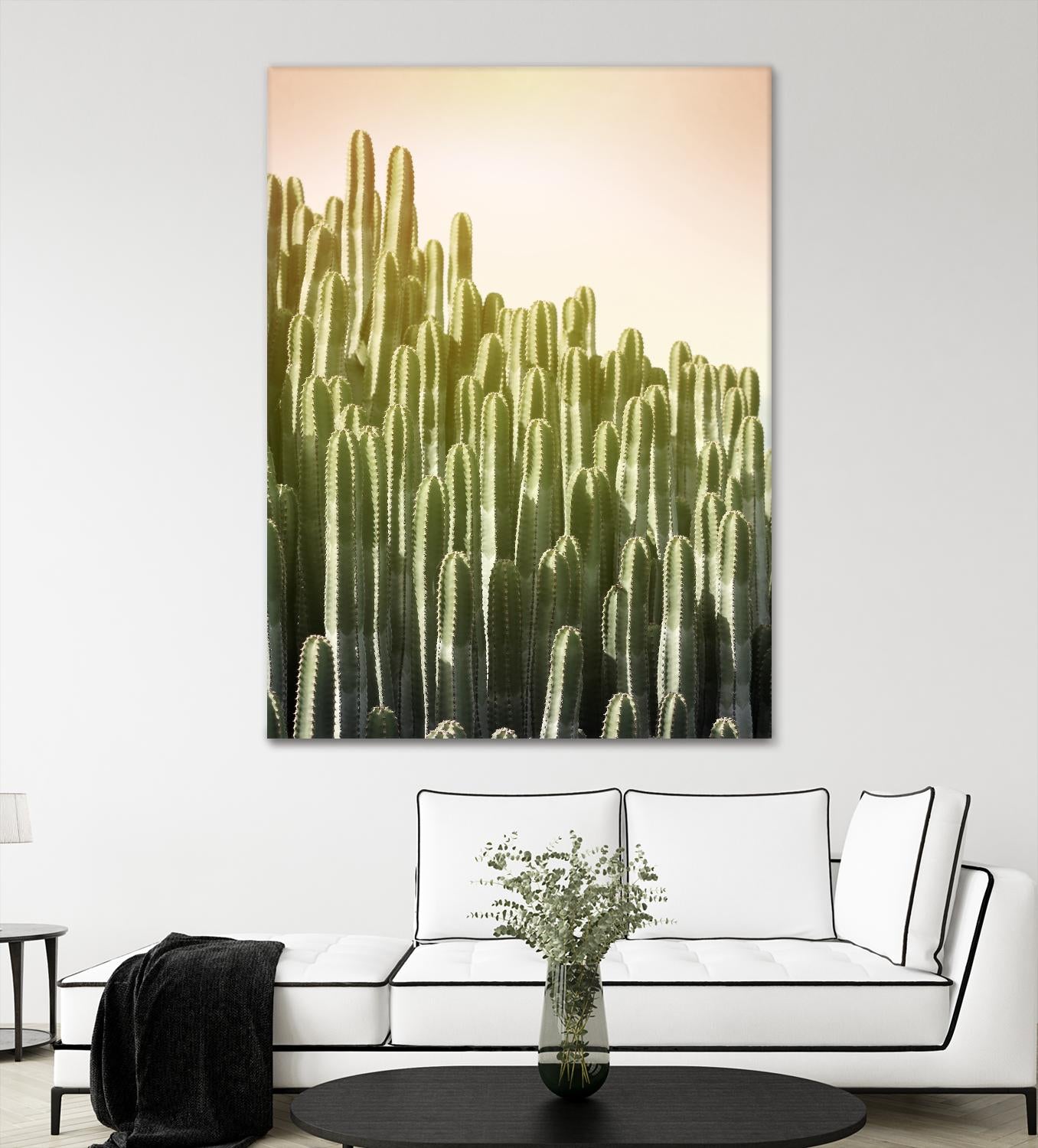 Pink Sky Cactus by Lexie Greer on GIANT ART - multicolor photography; floral/still life