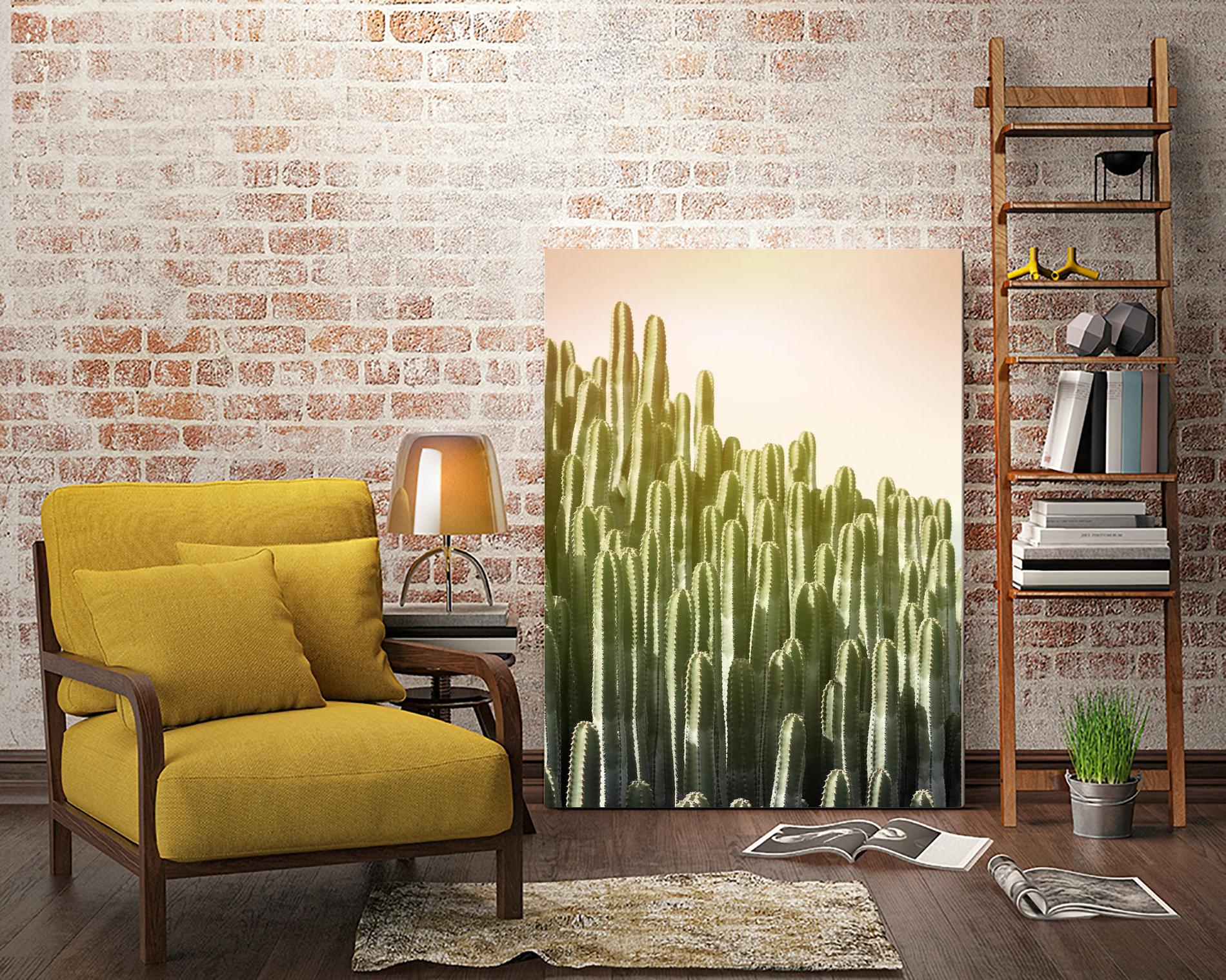 Pink Sky Cactus by Lexie Greer on GIANT ART - multicolor photography; floral/still life