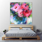 Big Pinks by Pamela Gatens on GIANT ART - multicolor floral/still life