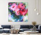 Big Pinks by Pamela Gatens on GIANT ART - multicolor floral/still life