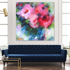 Big Pinks by Pamela Gatens on GIANT ART - multicolor floral/still life
