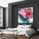 Big Pinks by Pamela Gatens on GIANT ART - multicolor floral/still life