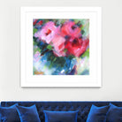 Big Pinks by Pamela Gatens on GIANT ART - multicolor floral/still life