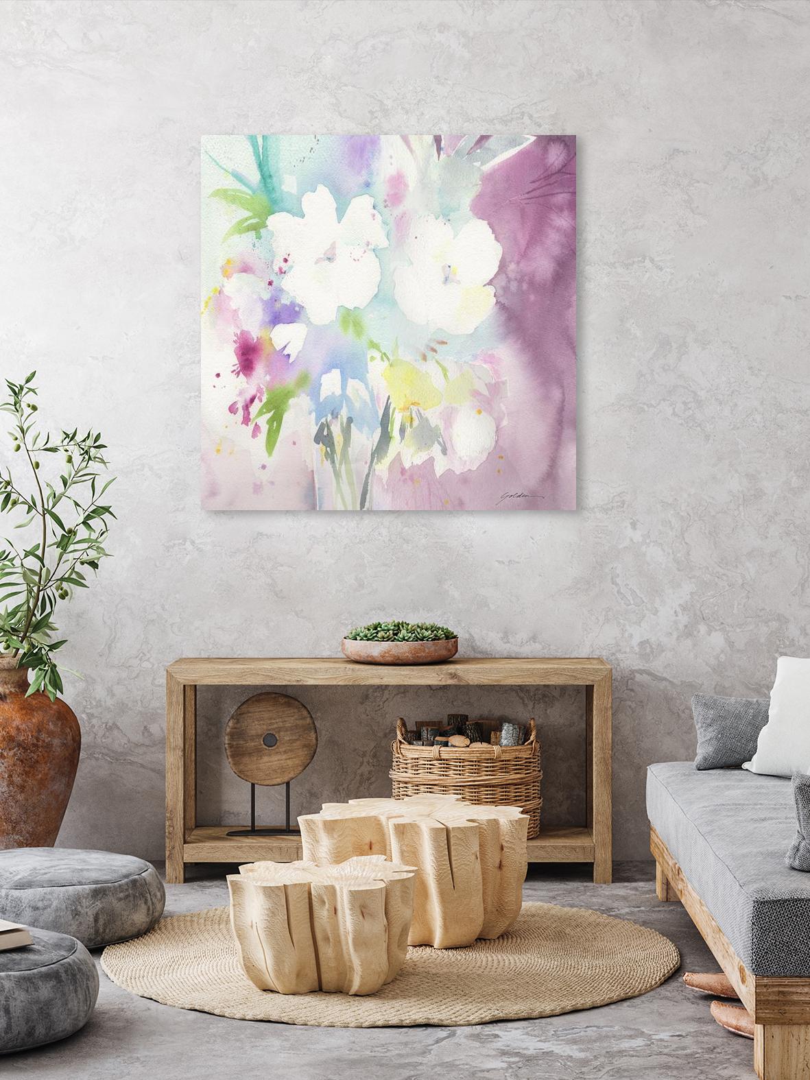 Serenity by Sheila Golden on GIANT ART - multicolor floral/still life; contemporary