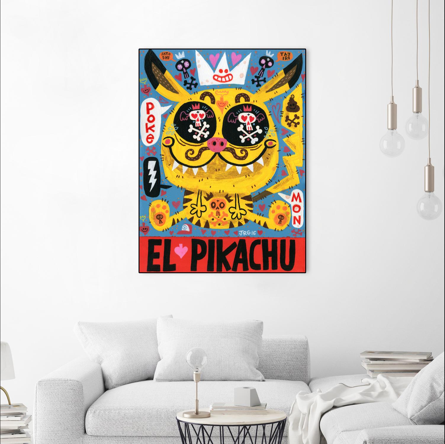 Magic Japanese Cockfighting by Jorge R. Gutierrez on GIANT ART - multicolor ethnic; urban/pop surrealism