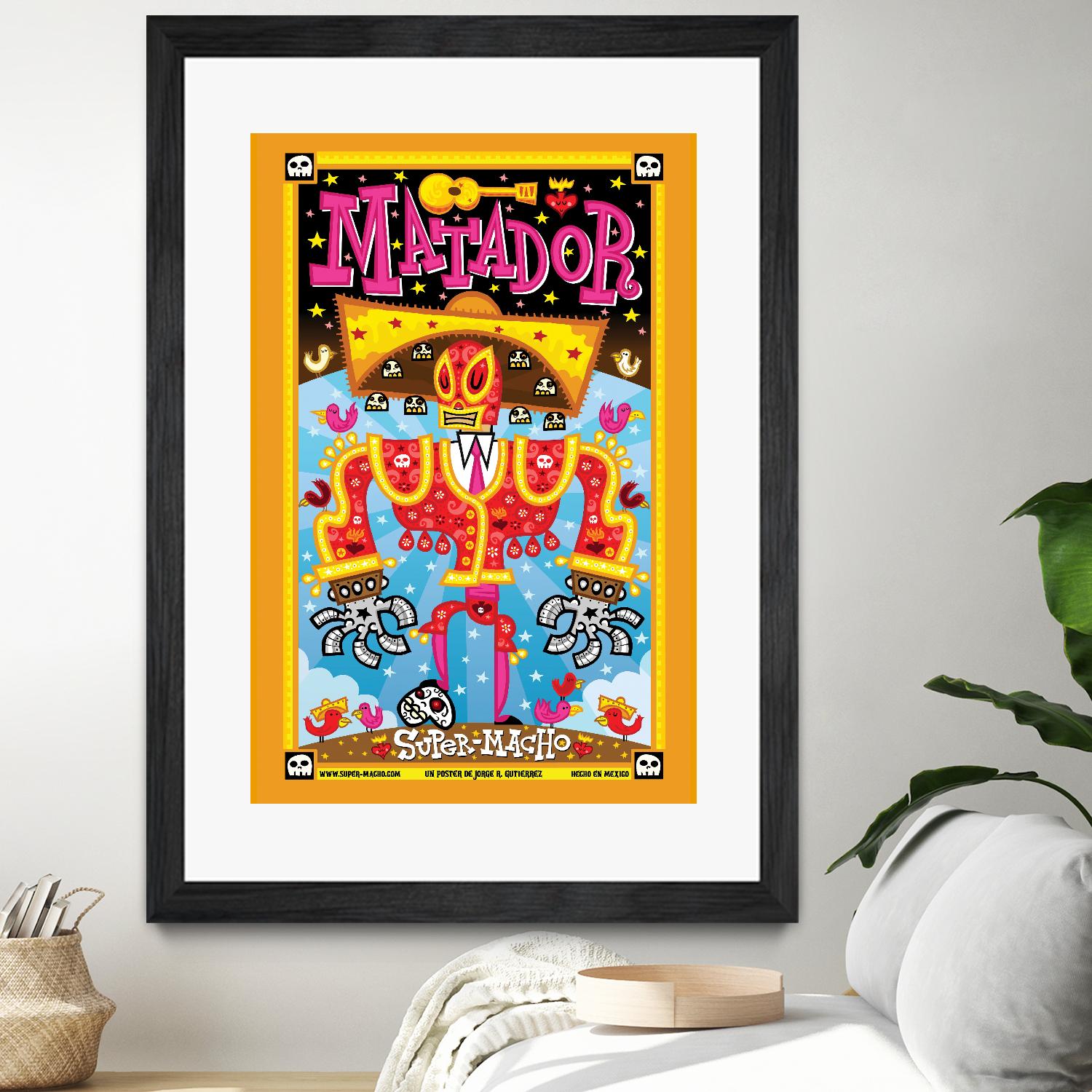 Matador by Jorge R. Gutierrez on GIANT ART - multicolor ethnic; urban/pop surrealism