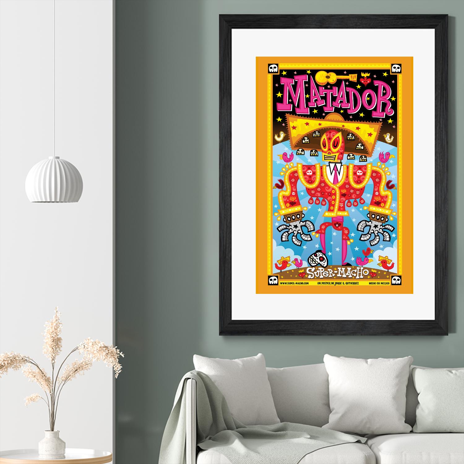 Matador by Jorge R. Gutierrez on GIANT ART - multicolor ethnic; urban/pop surrealism