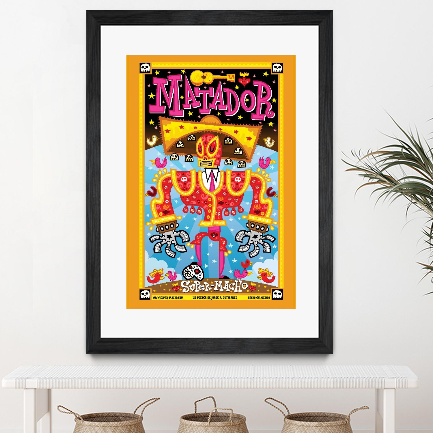 Matador by Jorge R. Gutierrez on GIANT ART - multicolor ethnic; urban/pop surrealism