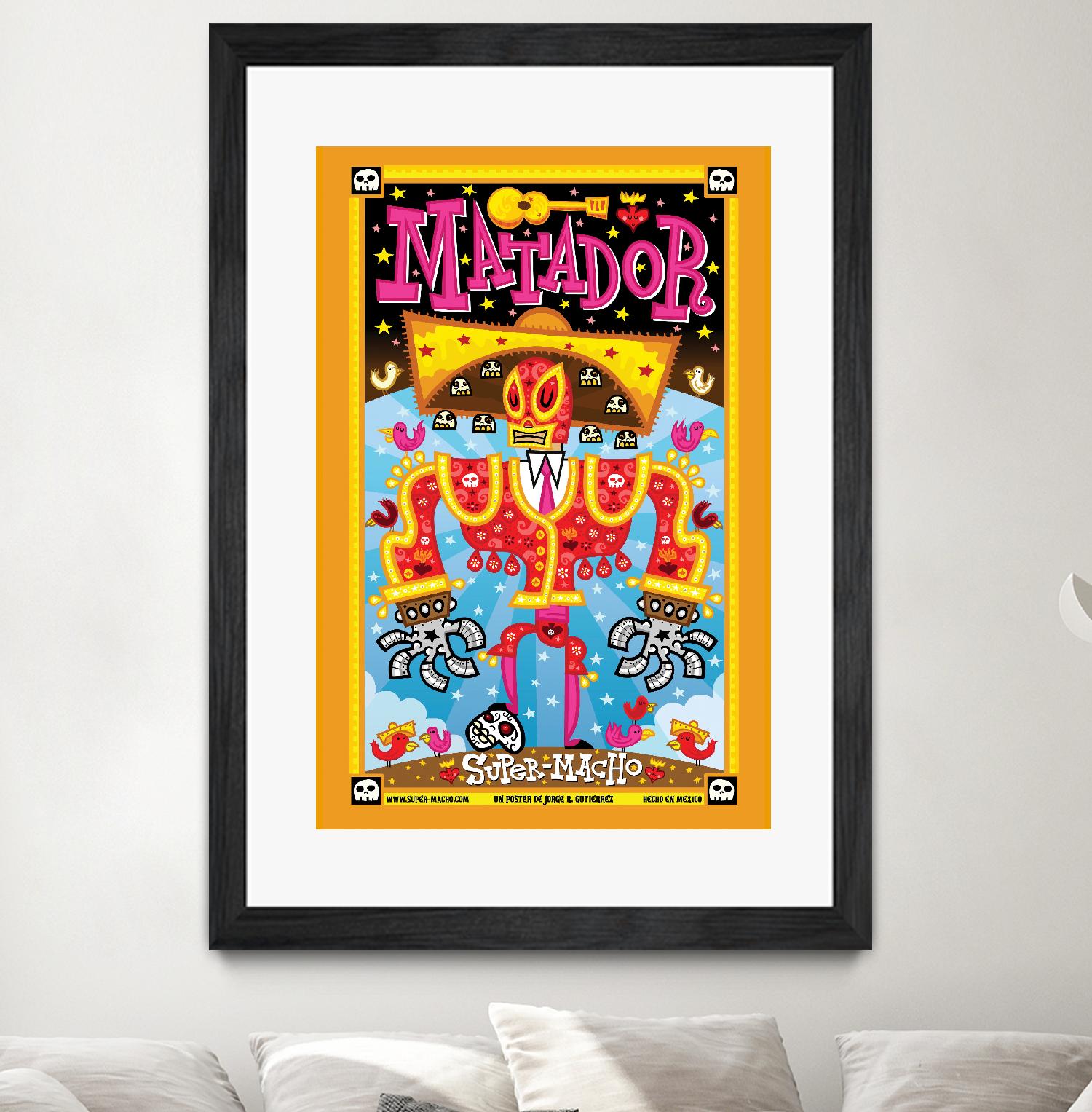 Matador by Jorge R. Gutierrez on GIANT ART - multicolor ethnic; urban/pop surrealism