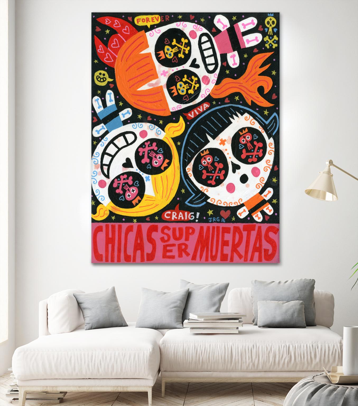 The Holy Trinity by Jorge R. Gutierrez on GIANT ART - multicolor ethnic; urban/pop surrealism