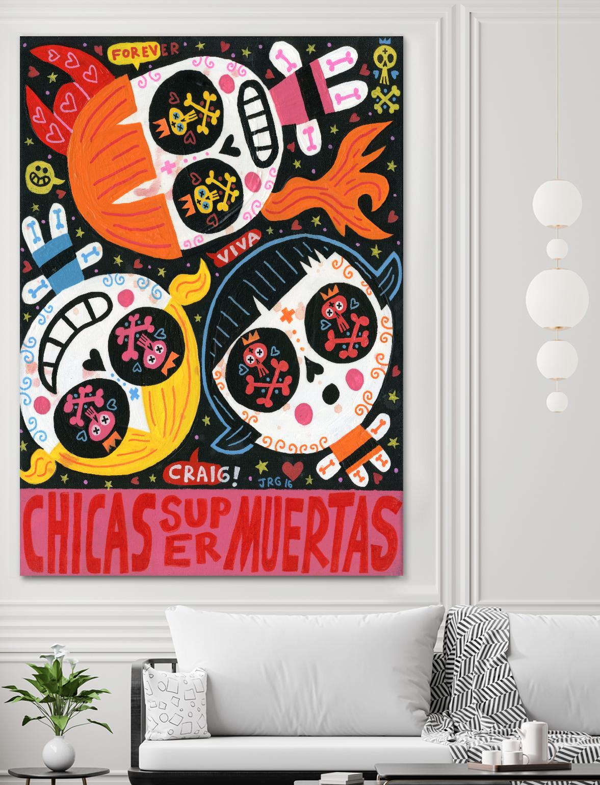 The Holy Trinity by Jorge R. Gutierrez on GIANT ART - multicolor ethnic; urban/pop surrealism