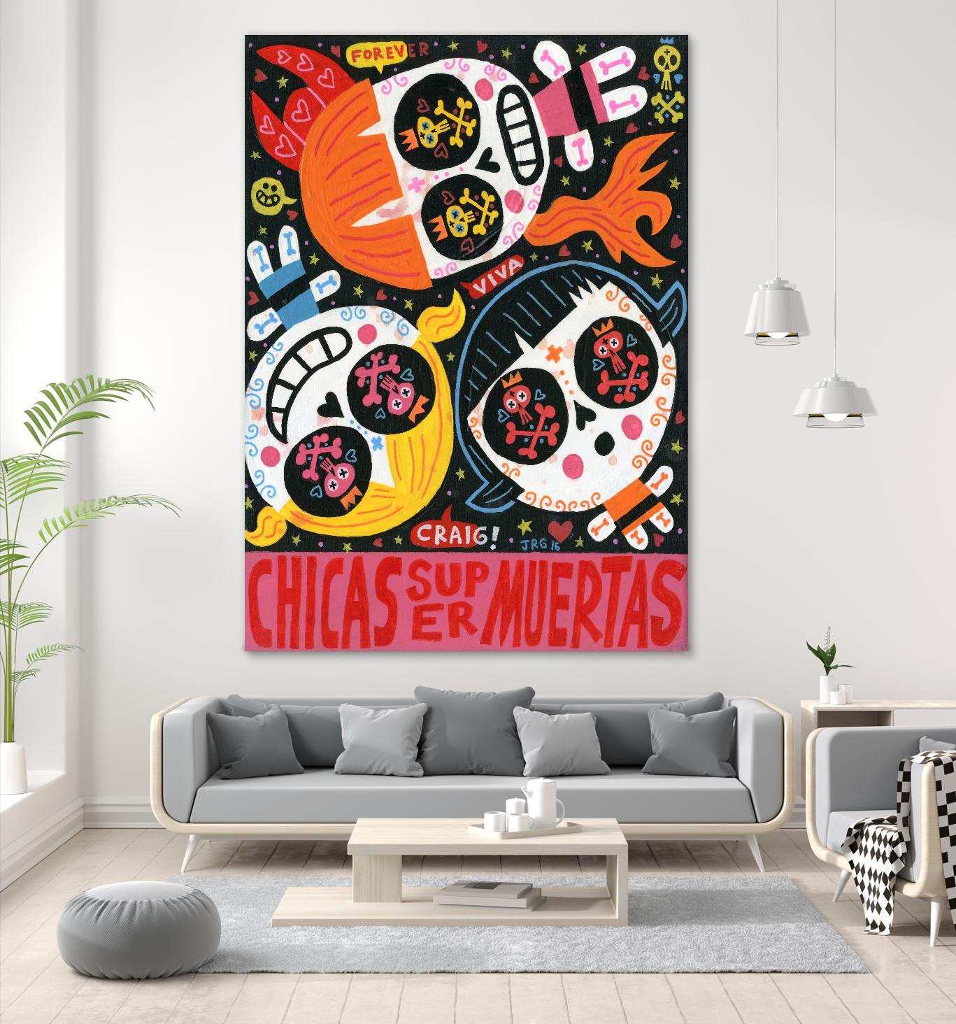 The Holy Trinity by Jorge R. Gutierrez on GIANT ART - multicolor ethnic; urban/pop surrealism