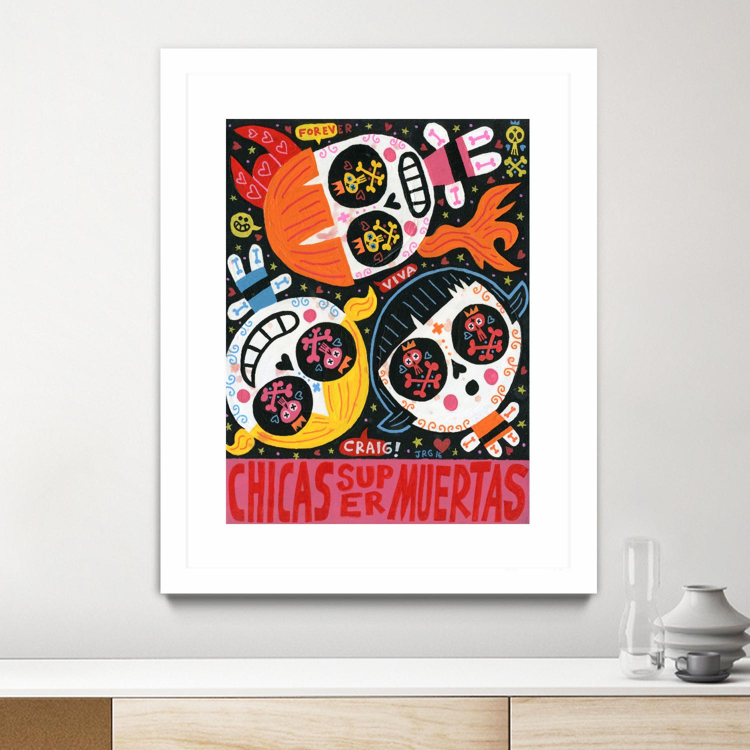 The Holy Trinity by Jorge R. Gutierrez on GIANT ART - multicolor ethnic; urban/pop surrealism