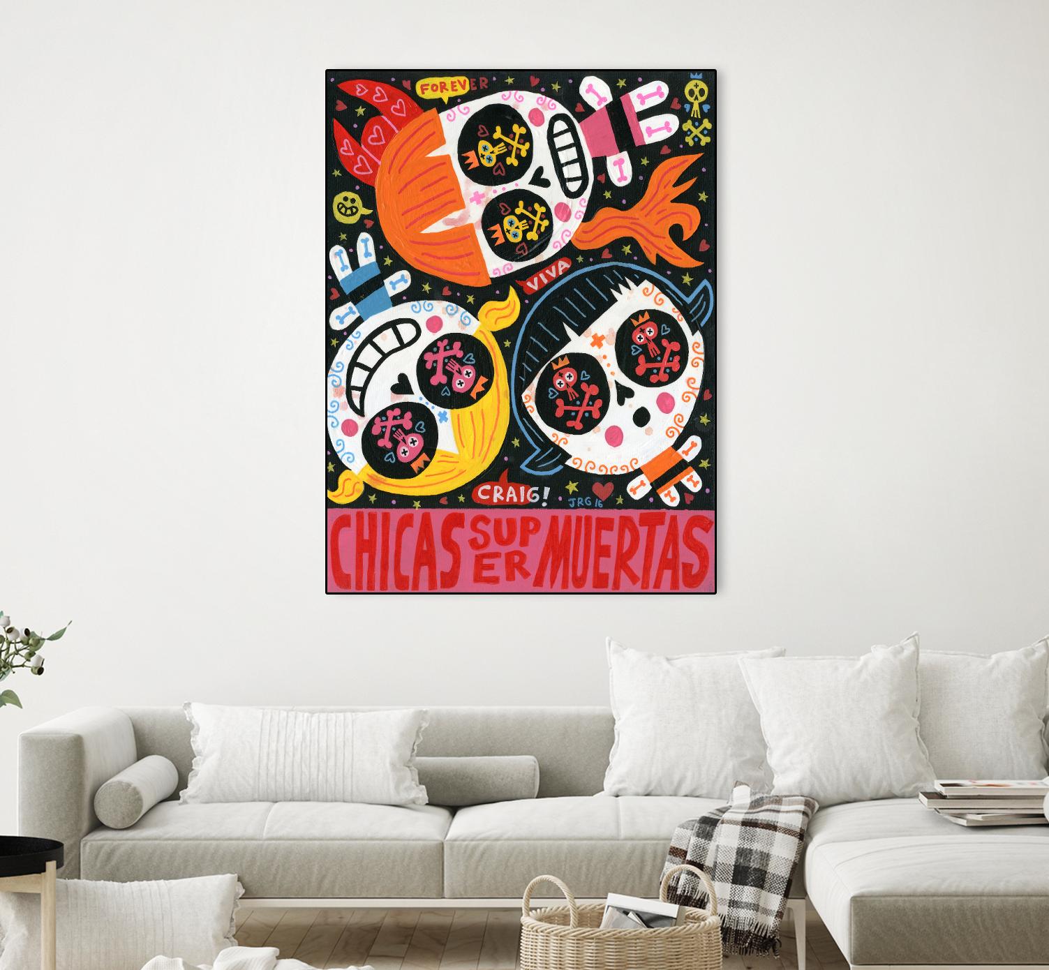 The Holy Trinity by Jorge R. Gutierrez on GIANT ART - multicolor ethnic; urban/pop surrealism