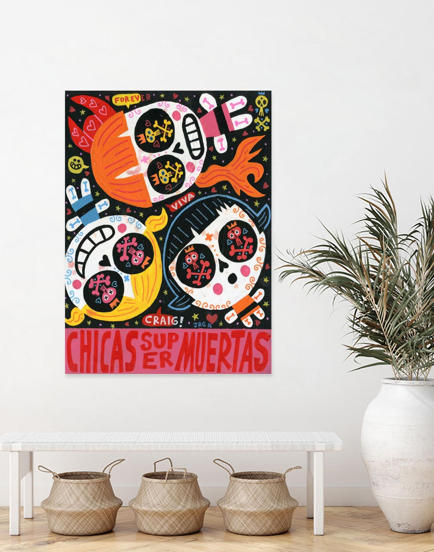 The Holy Trinity by Jorge R. Gutierrez on GIANT ART - multicolor ethnic; urban/pop surrealism
