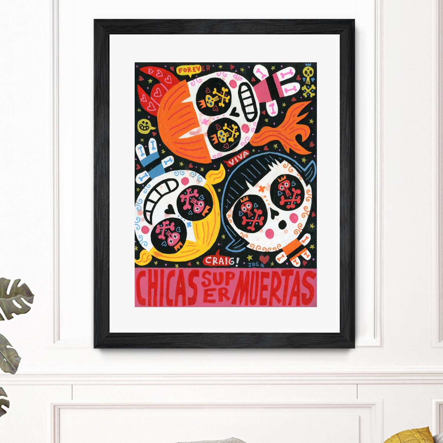 The Holy Trinity by Jorge R. Gutierrez on GIANT ART - multicolor ethnic; urban/pop surrealism