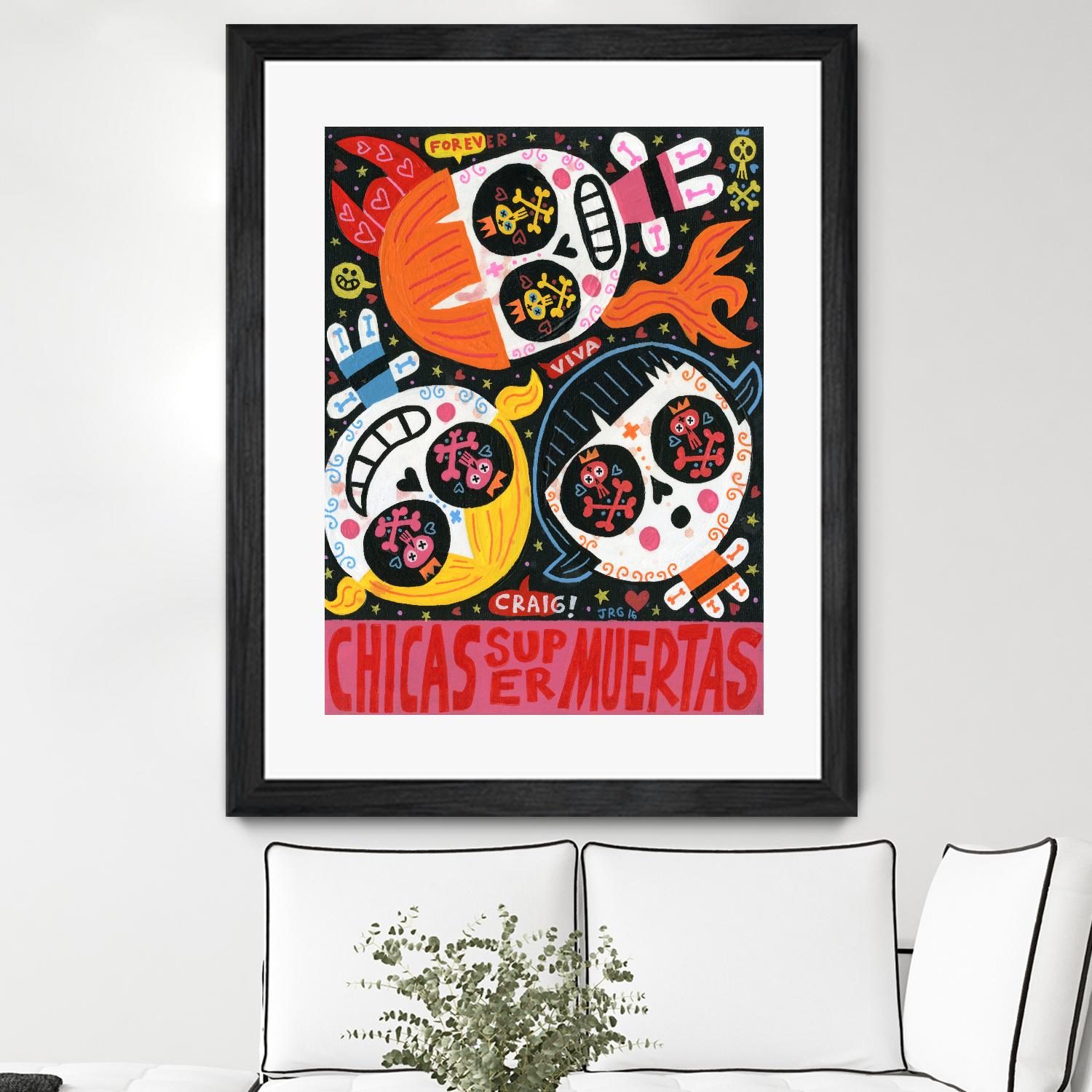 The Holy Trinity by Jorge R. Gutierrez on GIANT ART - multicolor ethnic; urban/pop surrealism