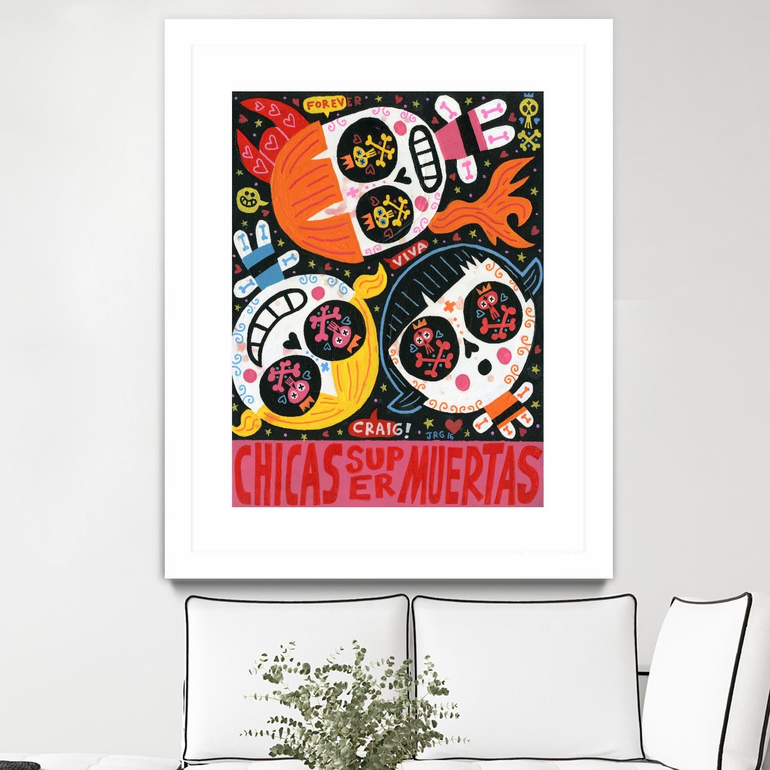 The Holy Trinity by Jorge R. Gutierrez on GIANT ART - multicolor ethnic; urban/pop surrealism