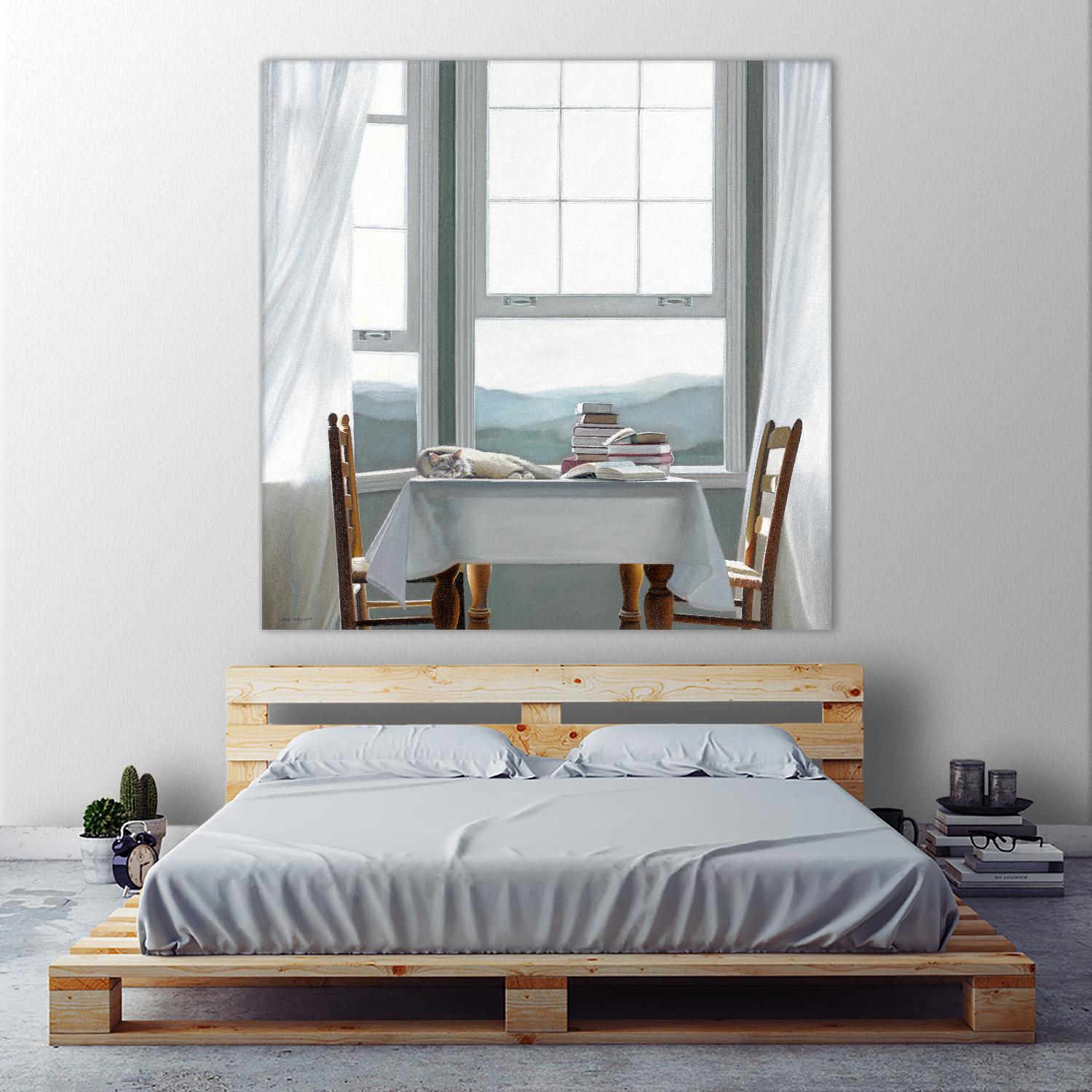 Accidental Scholar by Karen Hollingsworth on GIANT ART - multi floral/still life, landscapes, animals, cats, windows