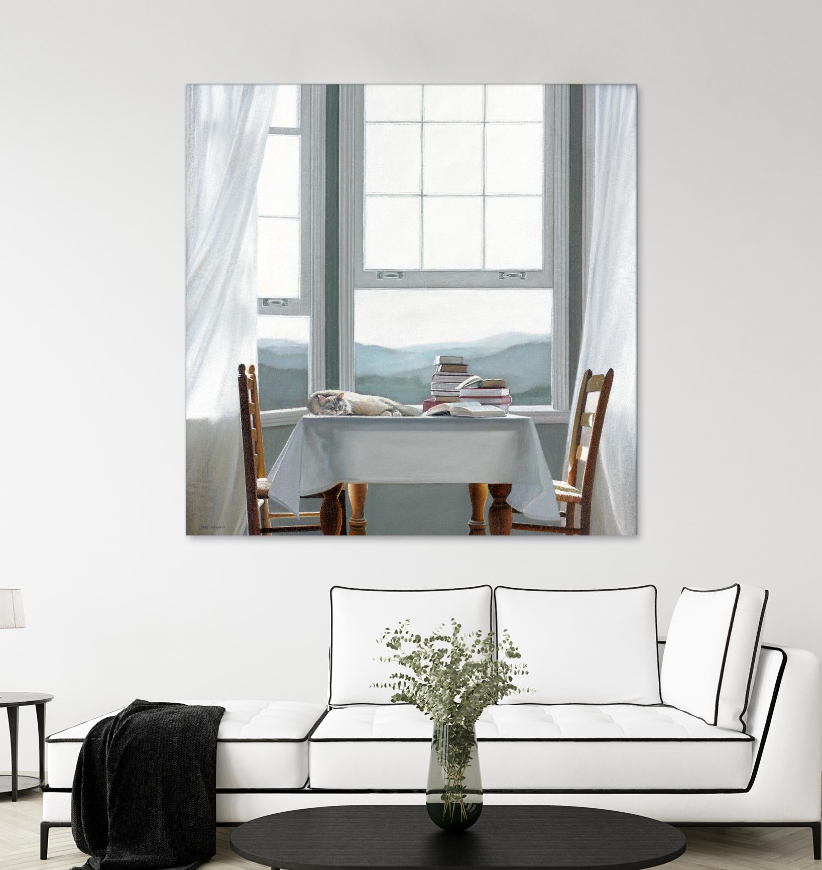 Accidental Scholar by Karen Hollingsworth on GIANT ART - multi floral/still life, landscapes, animals, cats, windows