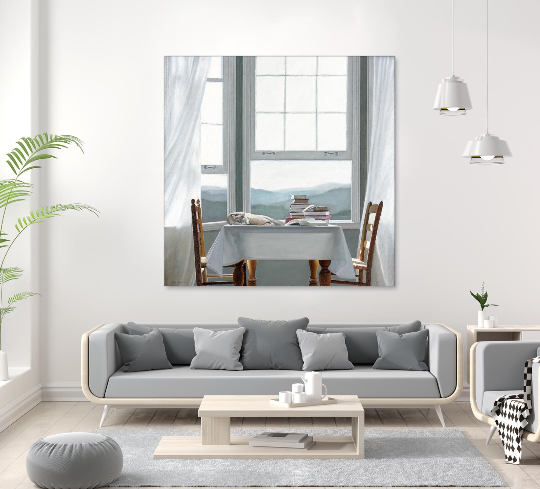 Accidental Scholar by Karen Hollingsworth on GIANT ART - multi floral/still life, landscapes, animals, cats, windows