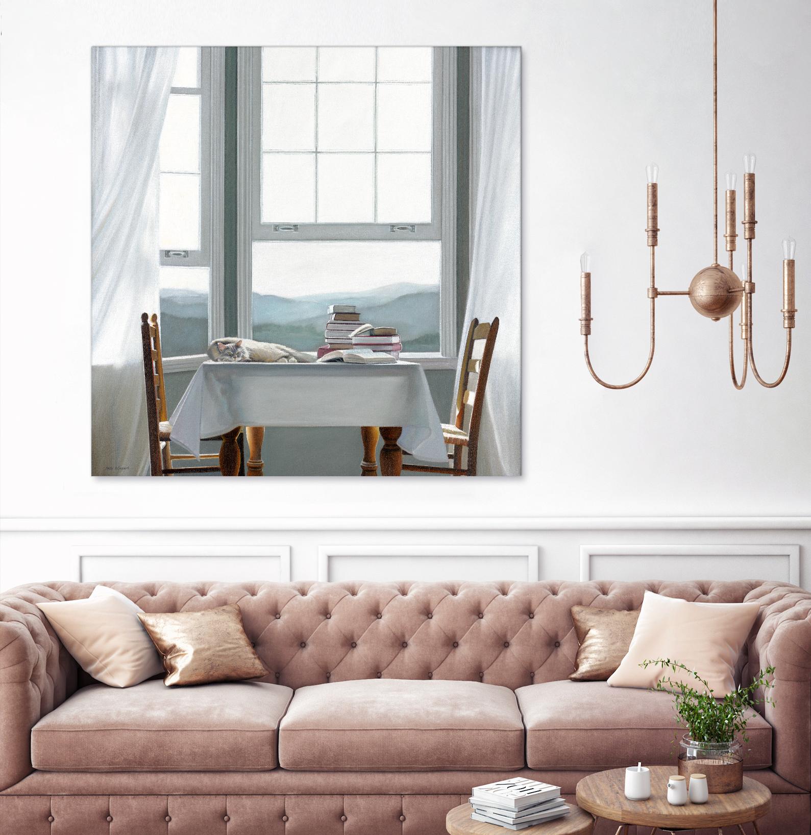 Accidental Scholar by Karen Hollingsworth on GIANT ART - multi floral/still life, landscapes, animals, cats, windows