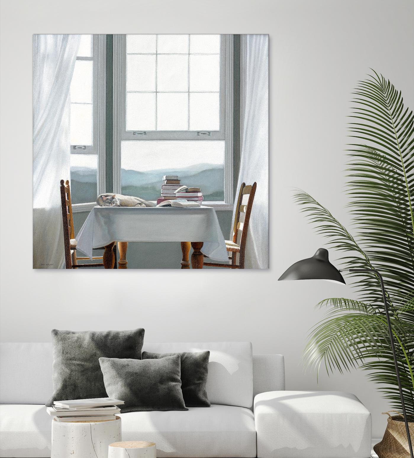 Accidental Scholar by Karen Hollingsworth on GIANT ART - multi floral/still life, landscapes, animals, cats, windows