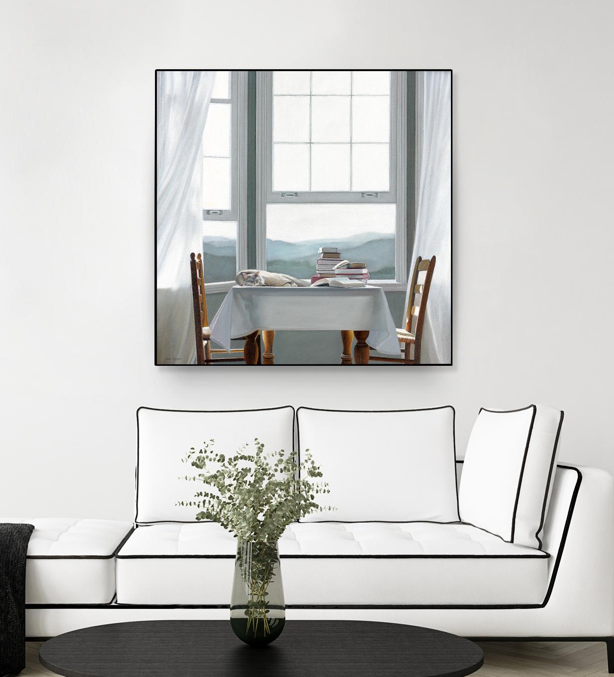 Accidental Scholar by Karen Hollingsworth on GIANT ART - multi floral/still life, landscapes, animals, cats, windows